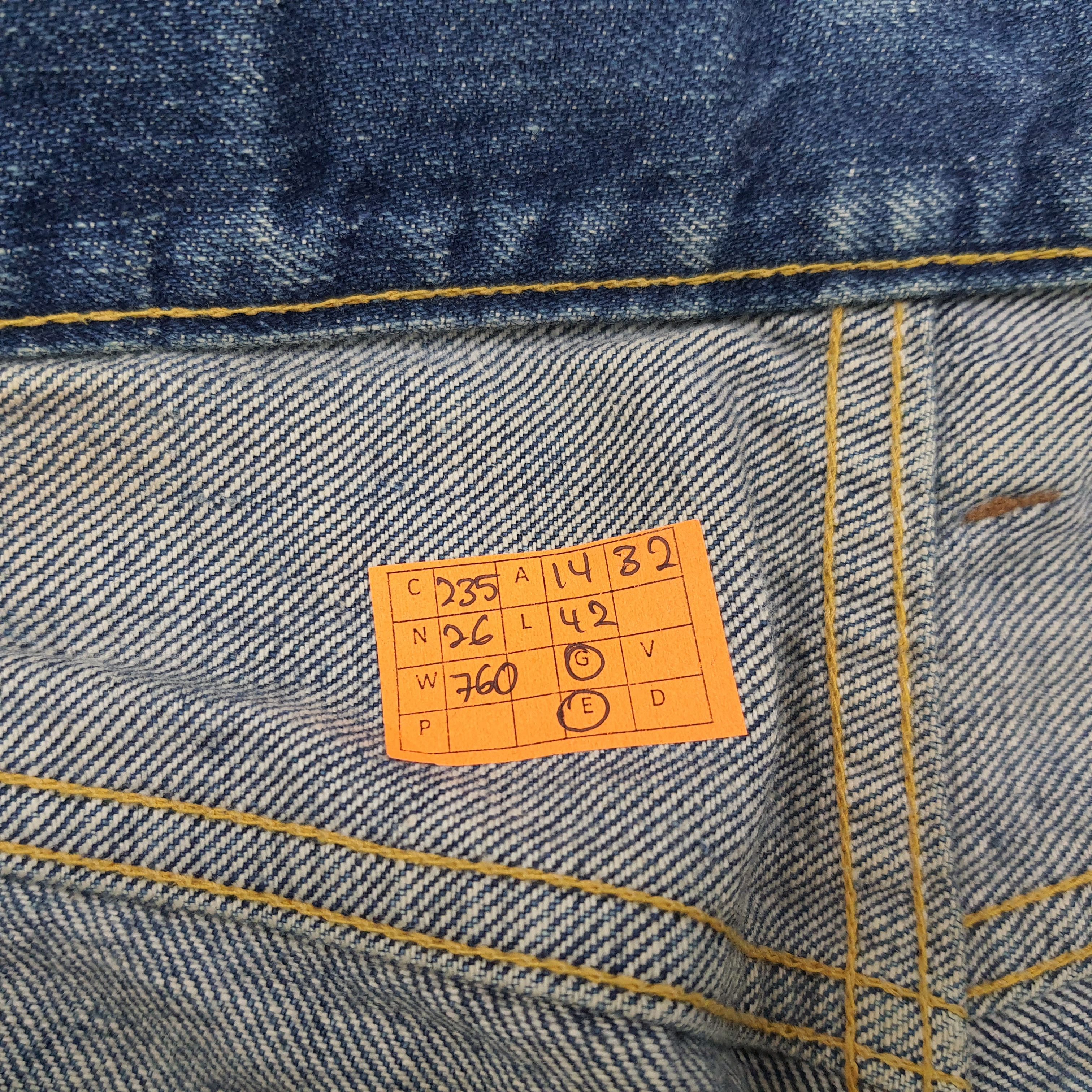 Evisu × Japanese Brand × Vintage Vintage Evis Salvadge Japan Custom Daicock Jeans C235N26 Size US 28 / EU 44 - 9 Thumbnail