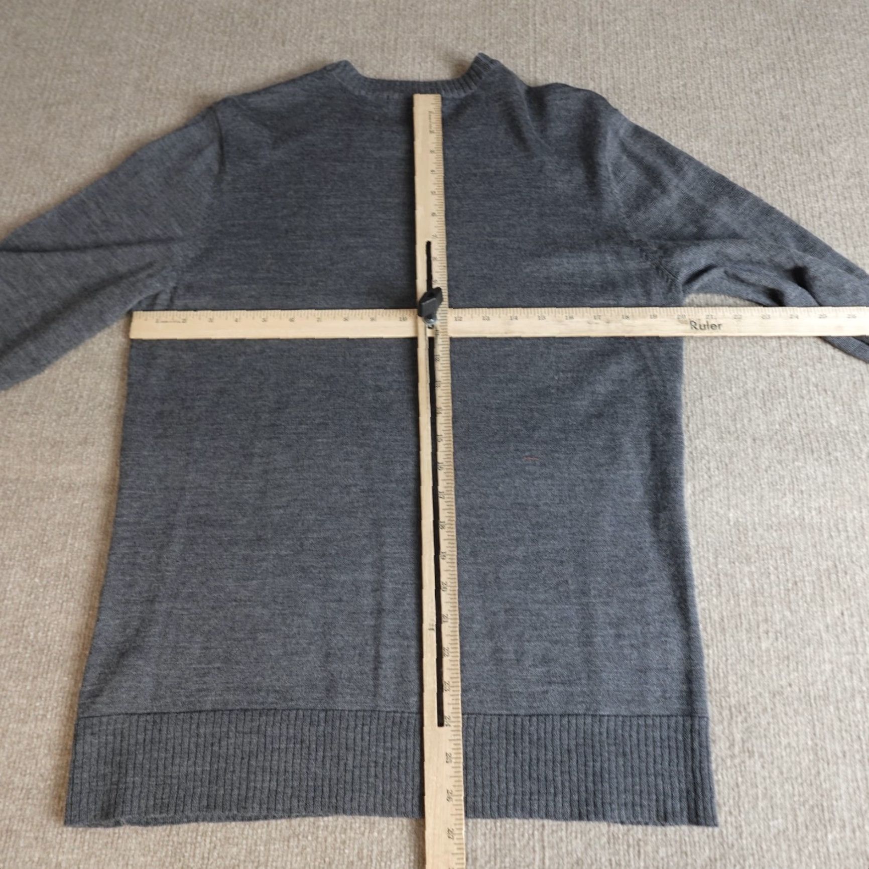 Smartwool SmartWool Mens Sweater M Gray Merino Wool Blend Crewneck 1/4 Zip Long Sleeve Pullover Casual Knit Logo Size US M / EU 48-50 / 2 - 3 Thumbnail