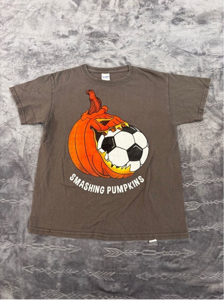 Gildan Men's Gildan T-shirt Size M Brown Smashing Pumpkins Size US M / EU 48-50 / 2 - 1 Thumbnail
