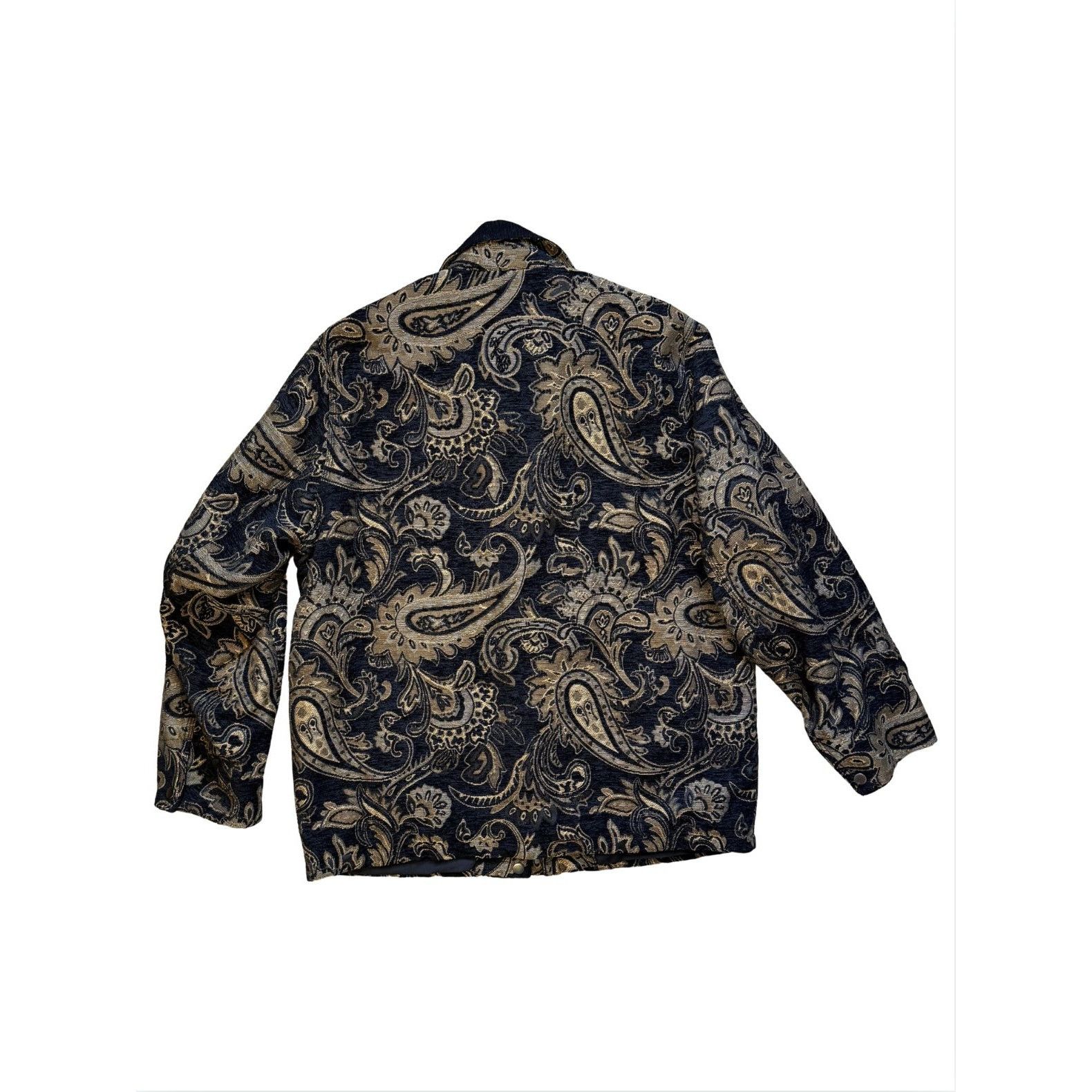 Other Front Row Shop Paisley Print Jaquard Jacket Corduroy NWT $32 Size M / US 6-8 / IT 42-44 - 4 Thumbnail