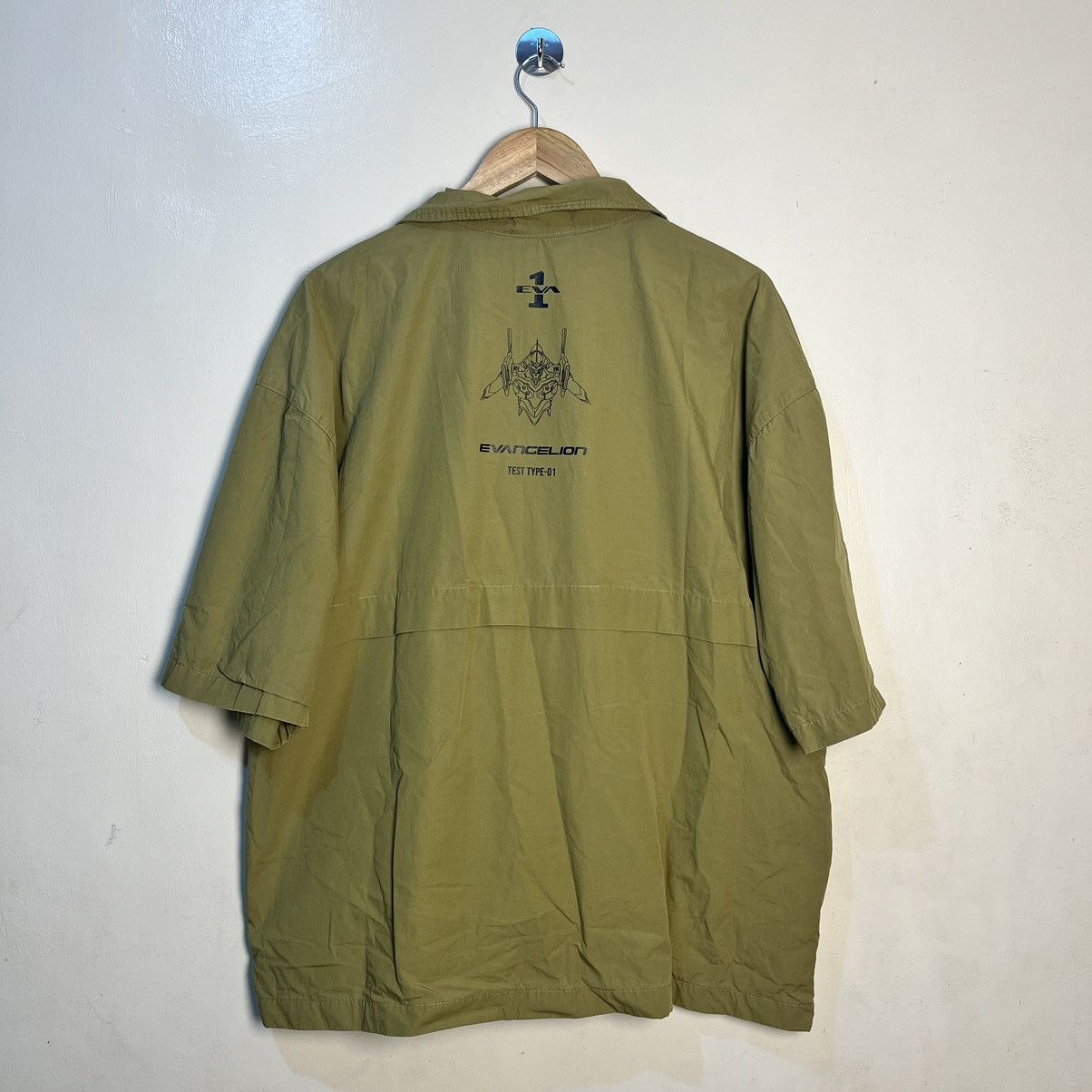 Anime Neon Genesis Evangelion Button Up Shirt Size US XL / EU 56 / 4 - 16 Thumbnail