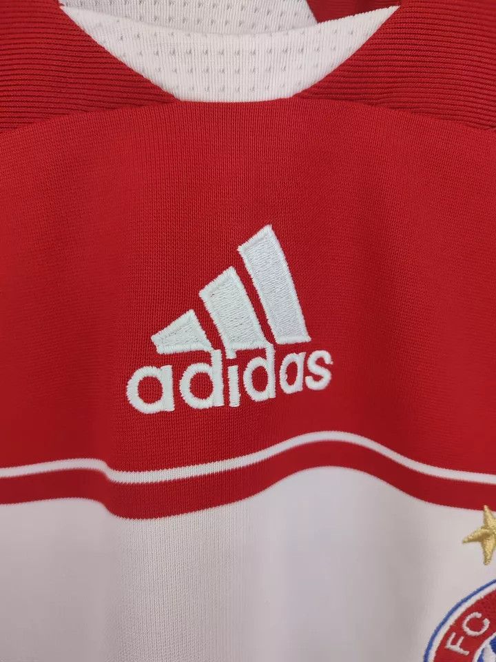 Adidas FC Bayern Munich Munchen 2007-08 home FOOTBALL Kit SHIRT Size US S / EU 44-46 / 1 - 12 Thumbnail