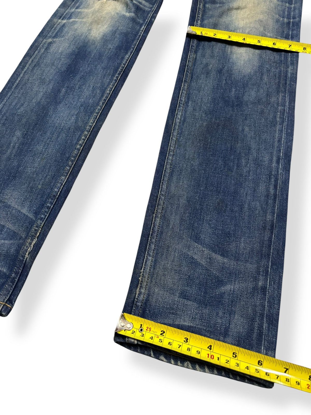 Levi's Levis Made & Crafted TackSlim Distressed Jeans Made in italy Size US 29 - 15 Thumbnail