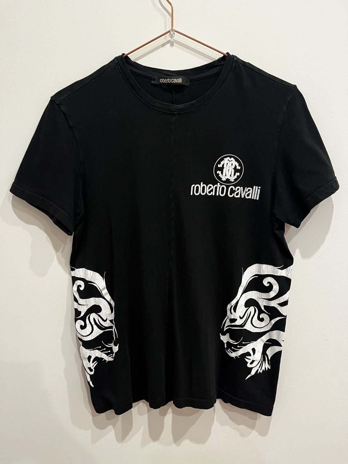 Roberto Cavalli Y2K Roberto Cavalli Cropped T Shirt (unisex) Size US S / EU 44-46 / 1 - 15 Thumbnail