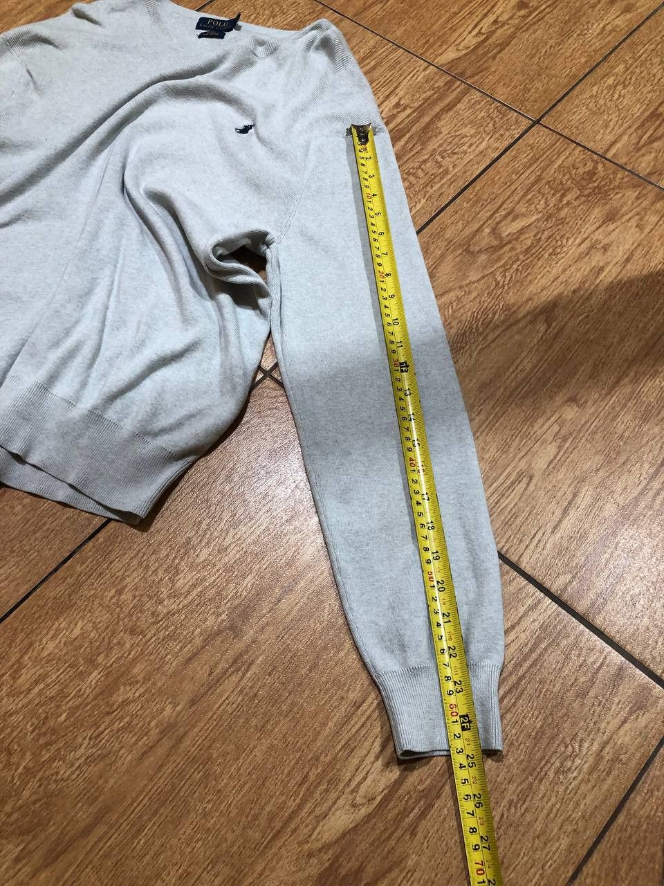 Polo Ralph Lauren Y2K gray Long Sleeve Polo Ralph Lauren Vintage Size US L / EU 52-54 / 3 - 8 Thumbnail