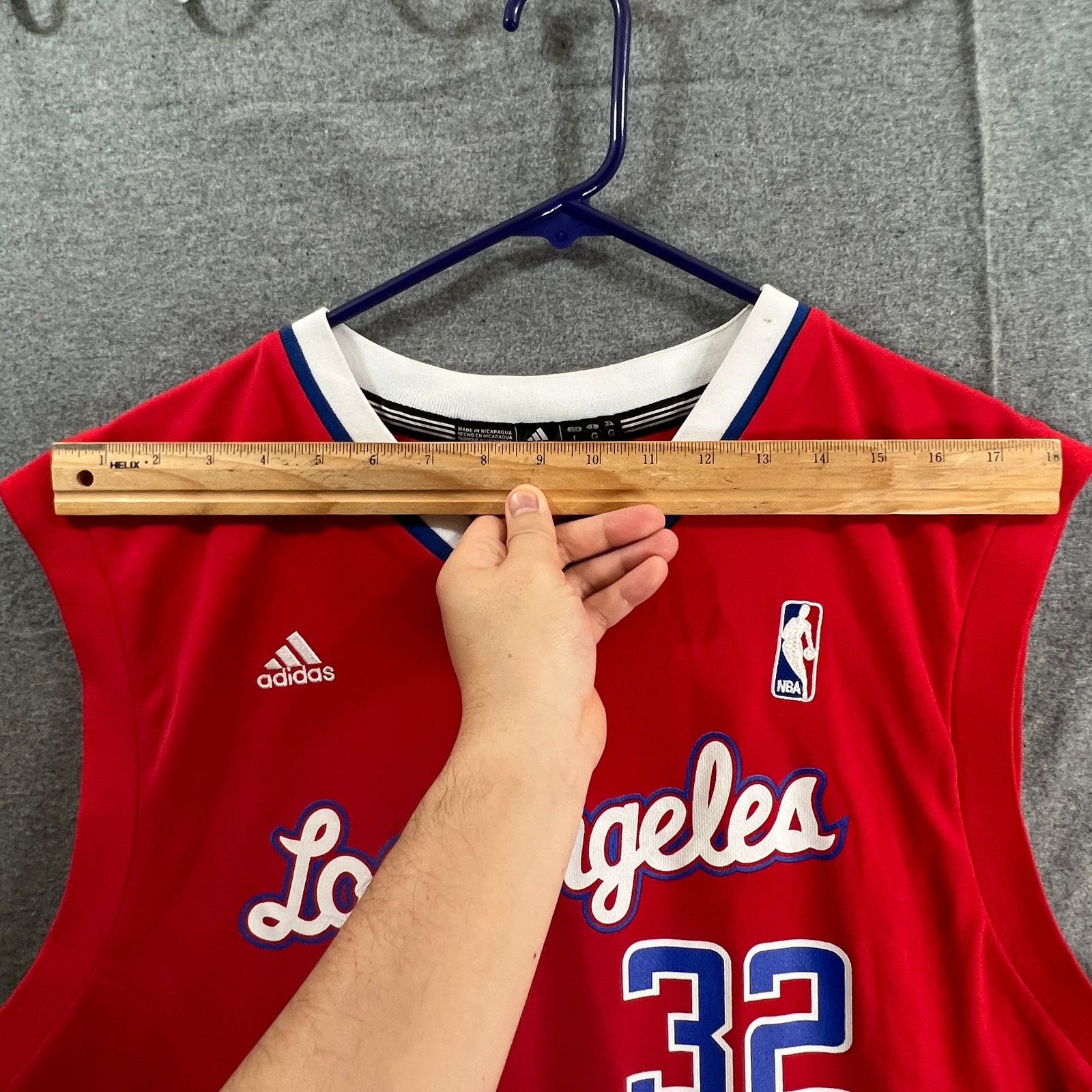 Adidas Adidas Los Angeles Clippers Griffin Shirt Adult Large Red Size US L / EU 52-54 / 3 - 5 Thumbnail