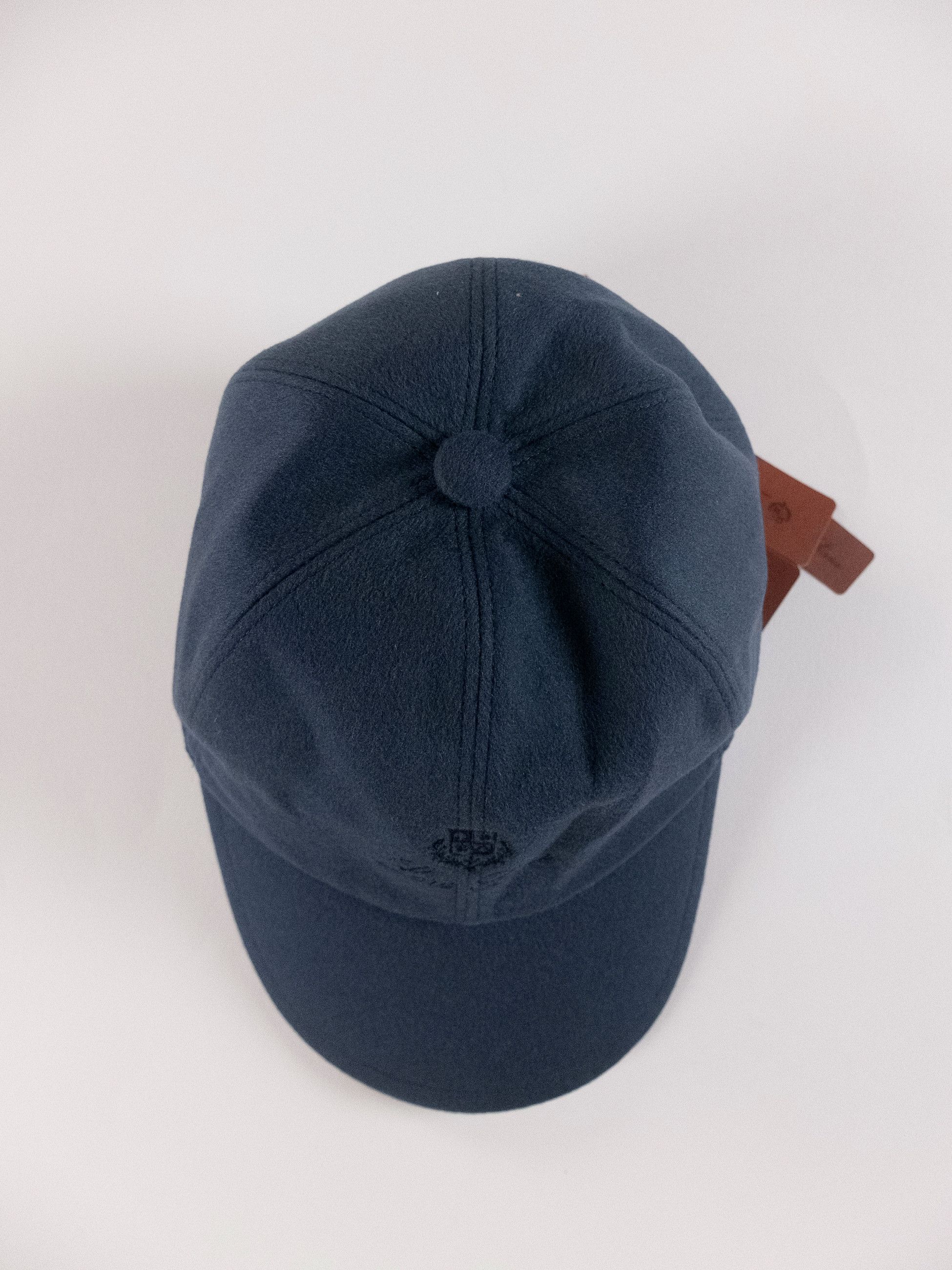 Loro Piana LORO PIANA blue velvet cashmere baseball cap Medium Size ONE SIZE - 4 Thumbnail