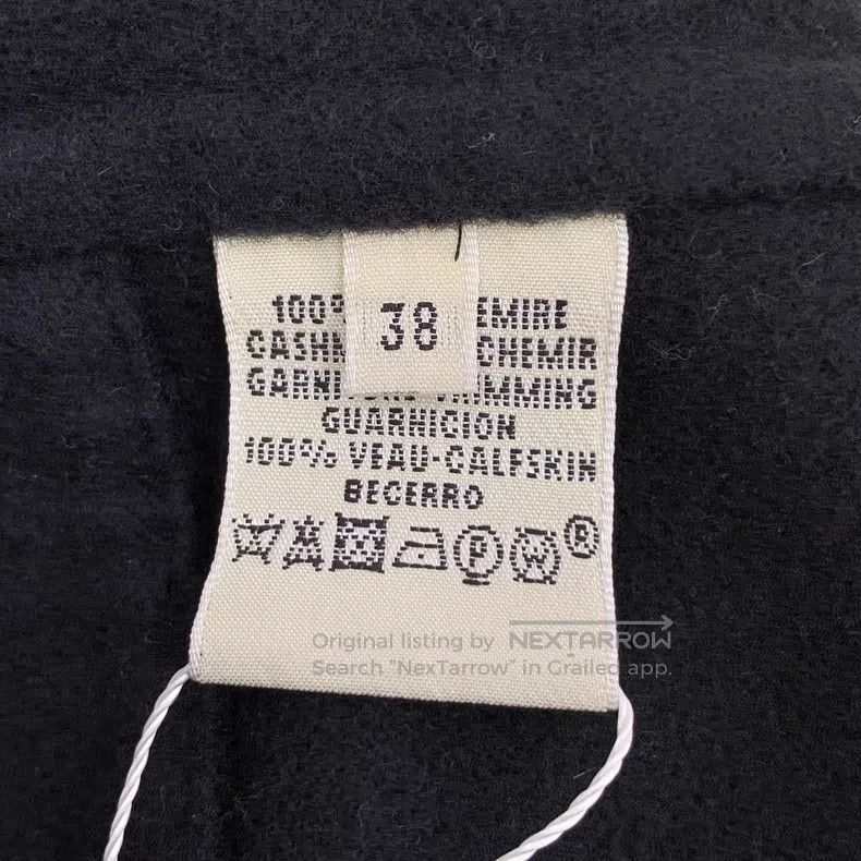 Hermes Hermes Black Round Neck Wool Poncho Jacket Size XS / US 0-2 / IT 36-38 - 7 Thumbnail
