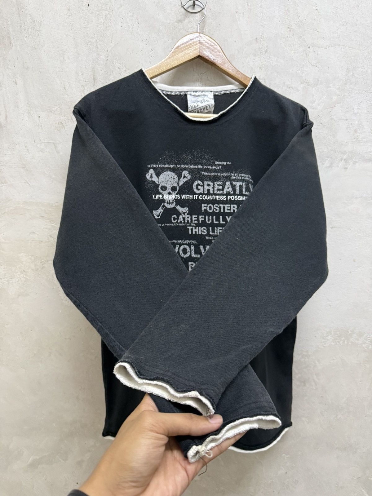 BUFFALO BOBS 2000s Free Beat ifsixwasnine Punk Style y2k LS Tees Size US M / EU 48-50 / 2 - 3 Thumbnail