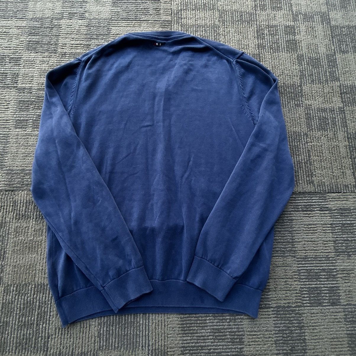 Napapijri Vintage Napapijri Navy Blue V-Neck sweater Size US S / EU 44-46 / 1 - 9 Thumbnail
