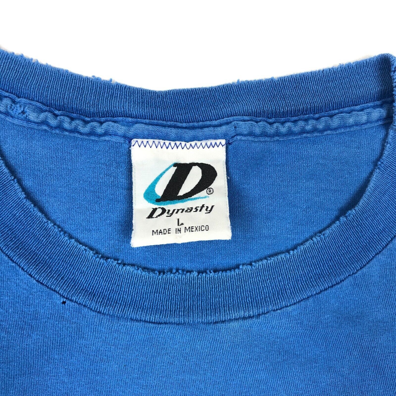Vintage 2002 Chicago Cubs Spellout Logo Baseball MLB Blue Tee Large Size US L / EU 52-54 / 3 - 3 Thumbnail