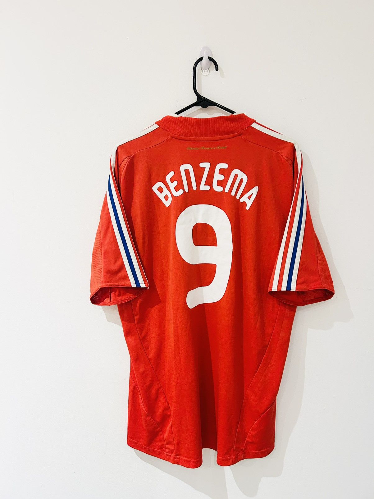 Adidas France 2008 away benzema Size US L / EU 52-54 / 3 - 2 Thumbnail