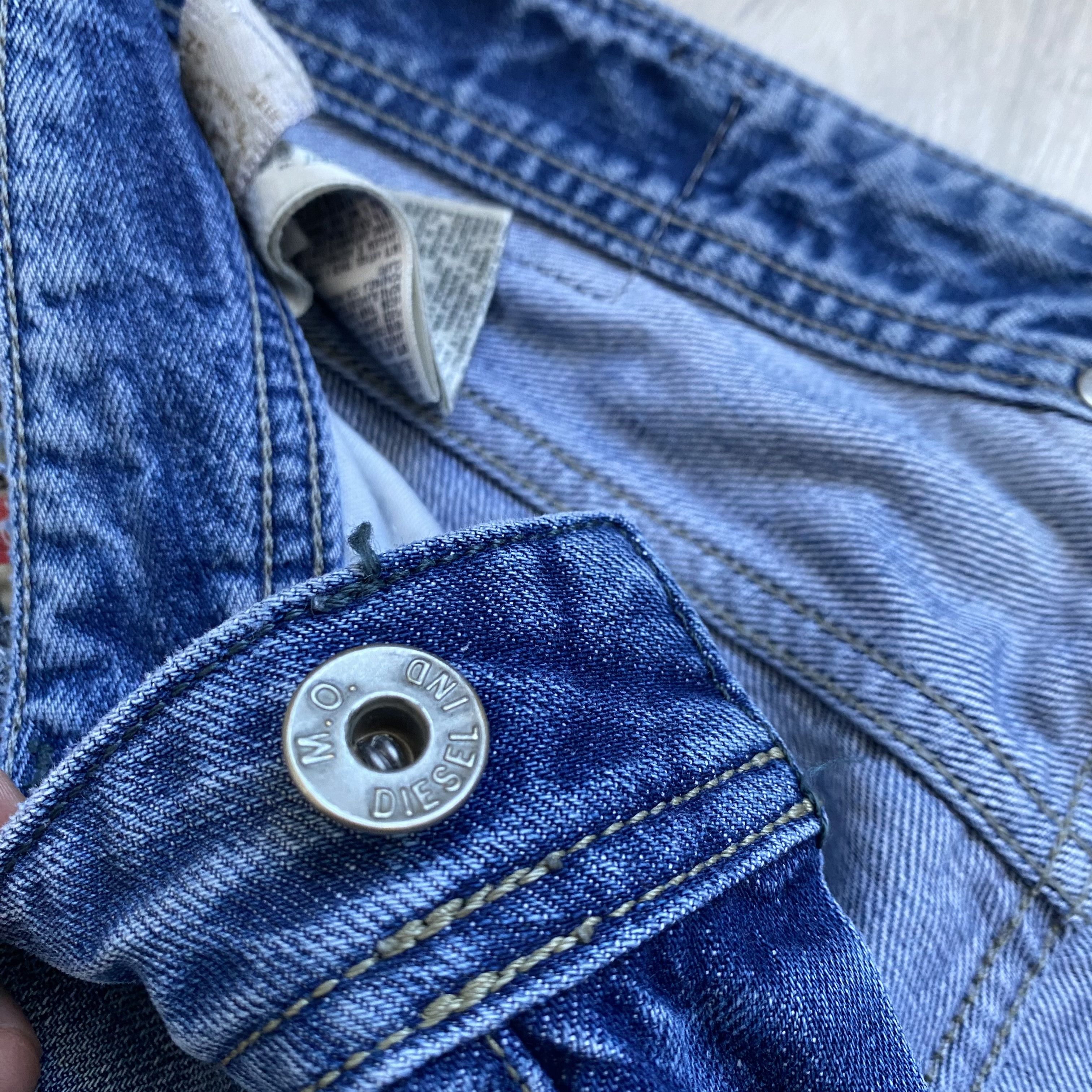Diesel 👖 Vintage 2000s Diesel Distressed Denim Y2K Retro style Size US 32 / EU 48 - 9 Thumbnail