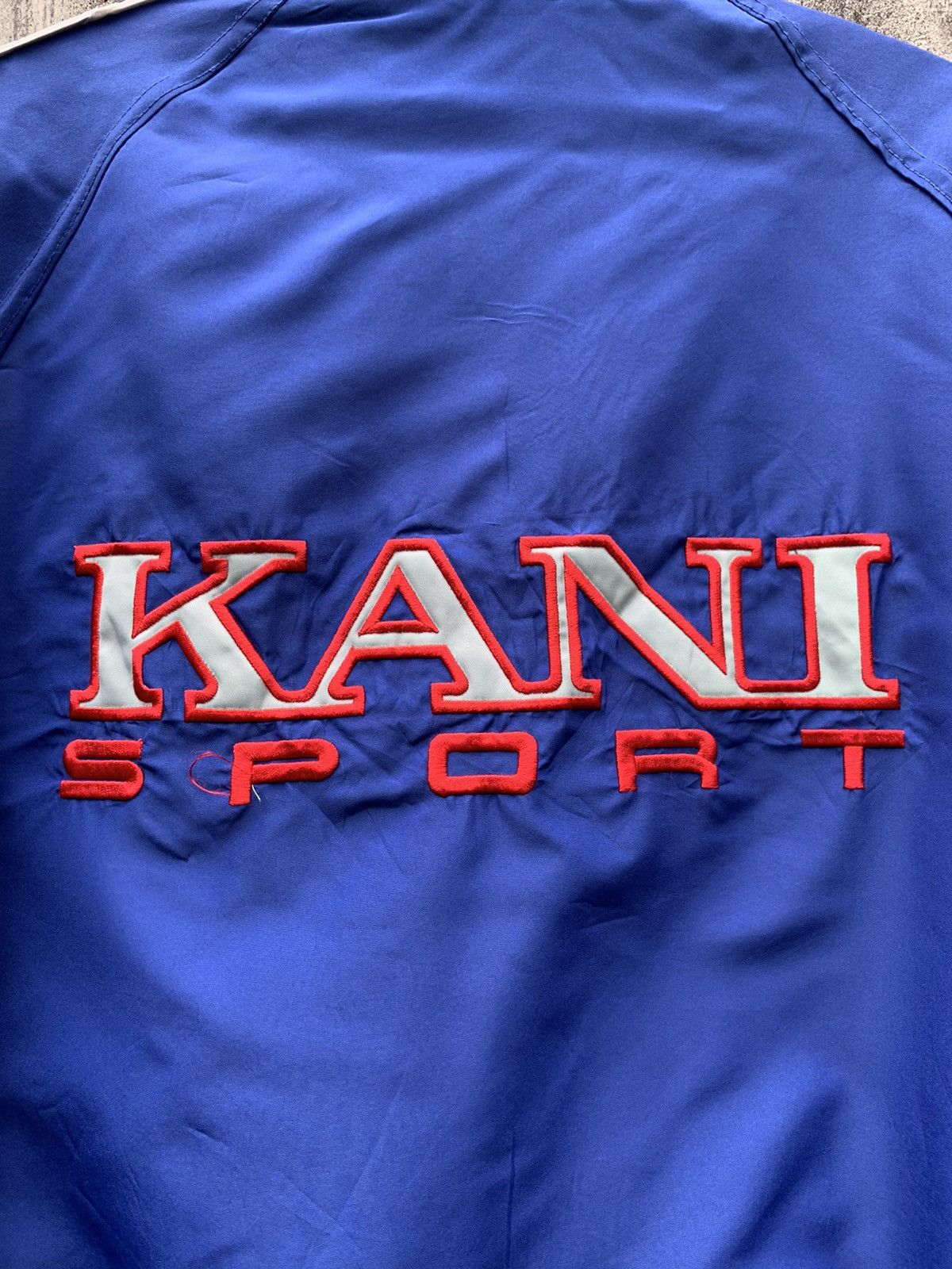Karl Kani Vintage 90s Karl Kani Sport Taped Windbreaker Jacket Hip Hop Size US L / EU 52-54 / 3 - 2 Thumbnail
