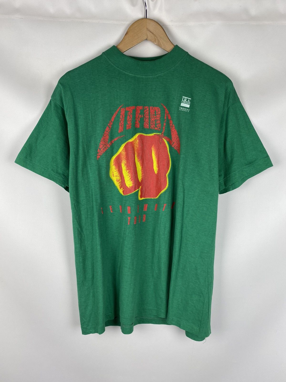 Band Tees × Vintage Vintage 90s Litfiba Terremoto tour band t shirt size Xl Size US XL / EU 56 / 4 - 1 Thumbnail