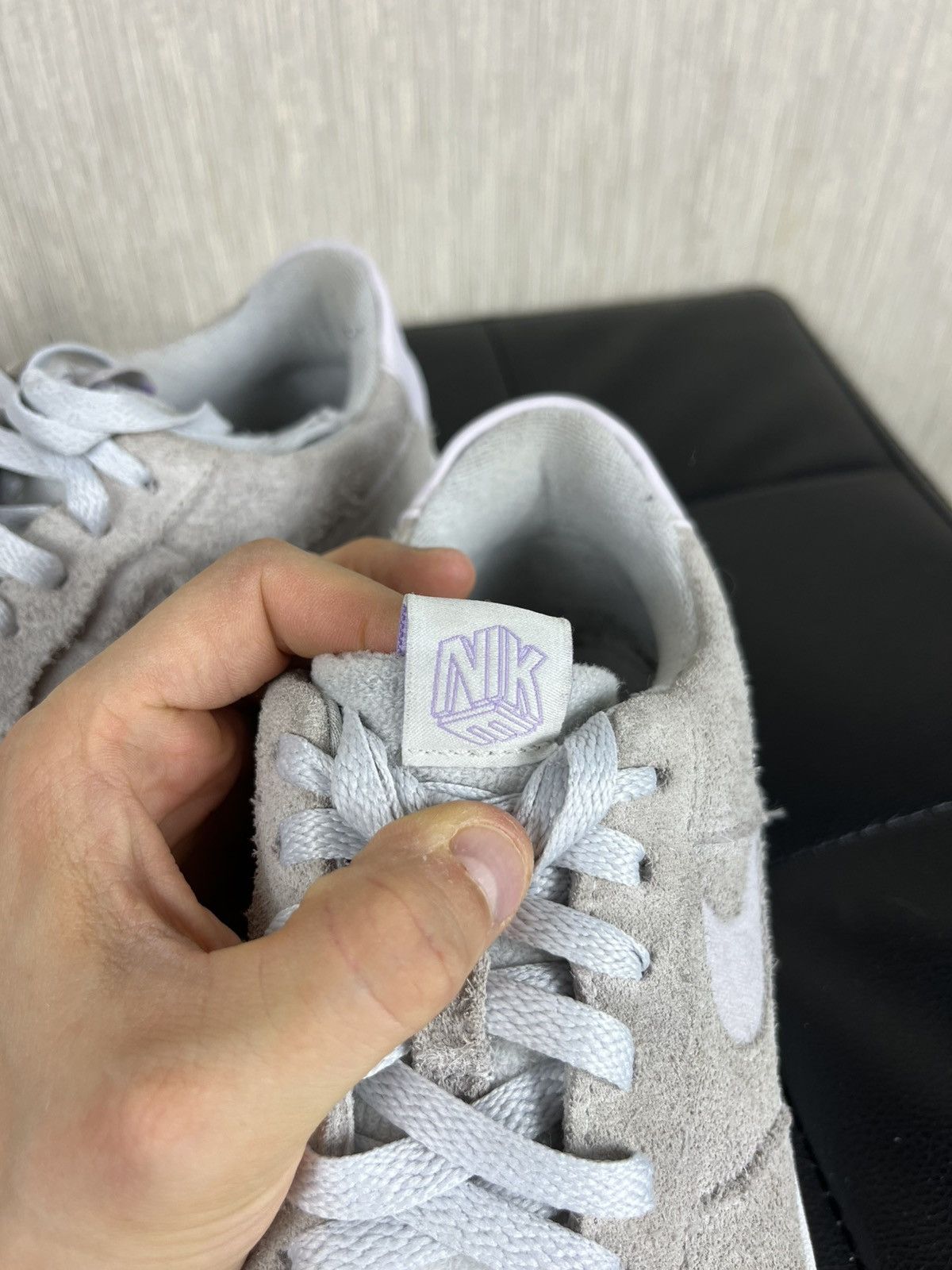 Nike Nike Air Force 1 one pixel suede velvet sneakers shoes lilac Size US 8.5 / EU 41-42 - 21 Thumbnail
