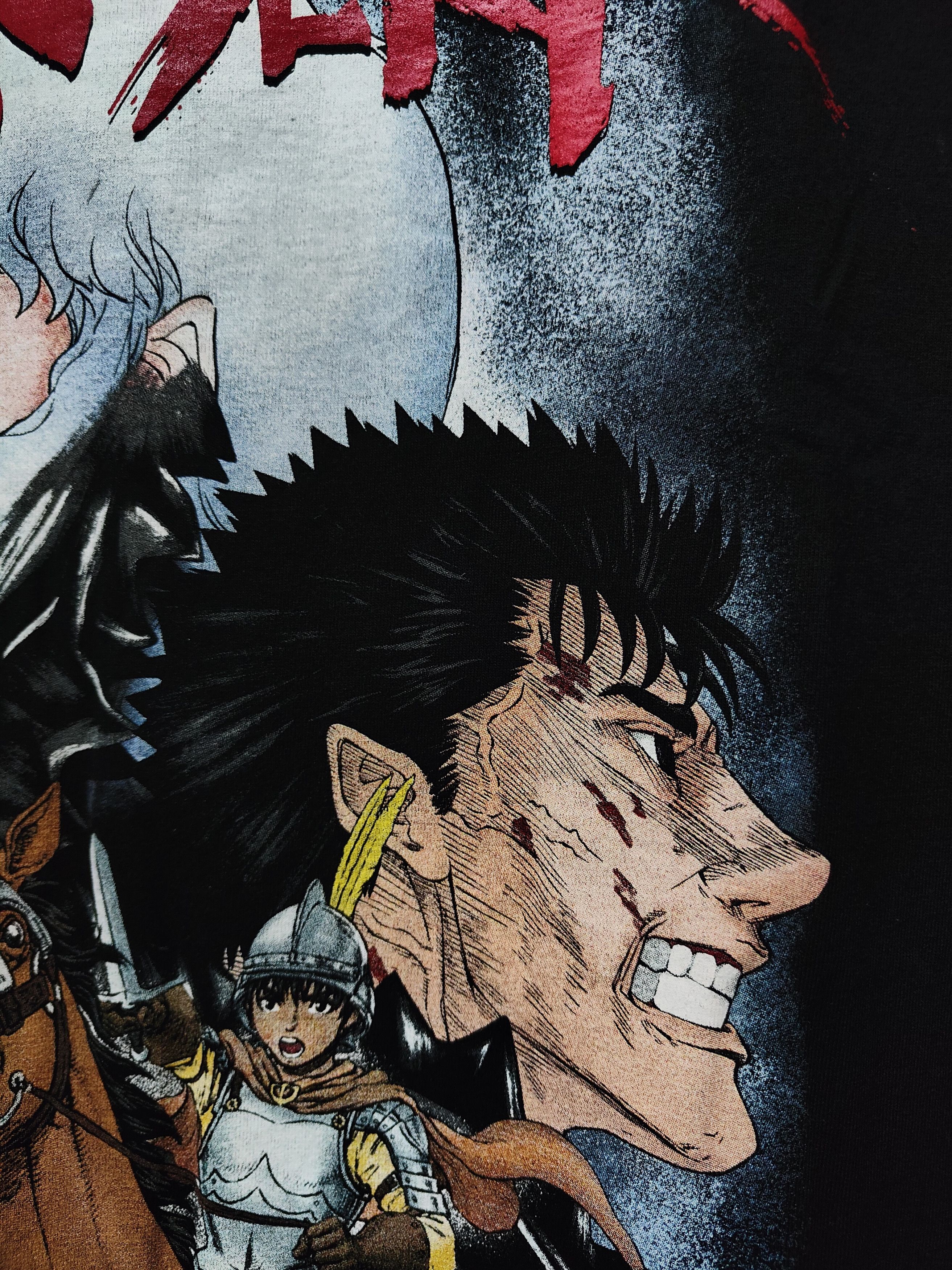 Anime Berserk Griffith, Guts, Casca T-shirt Size US XL / EU 56 / 4 - 4 Thumbnail