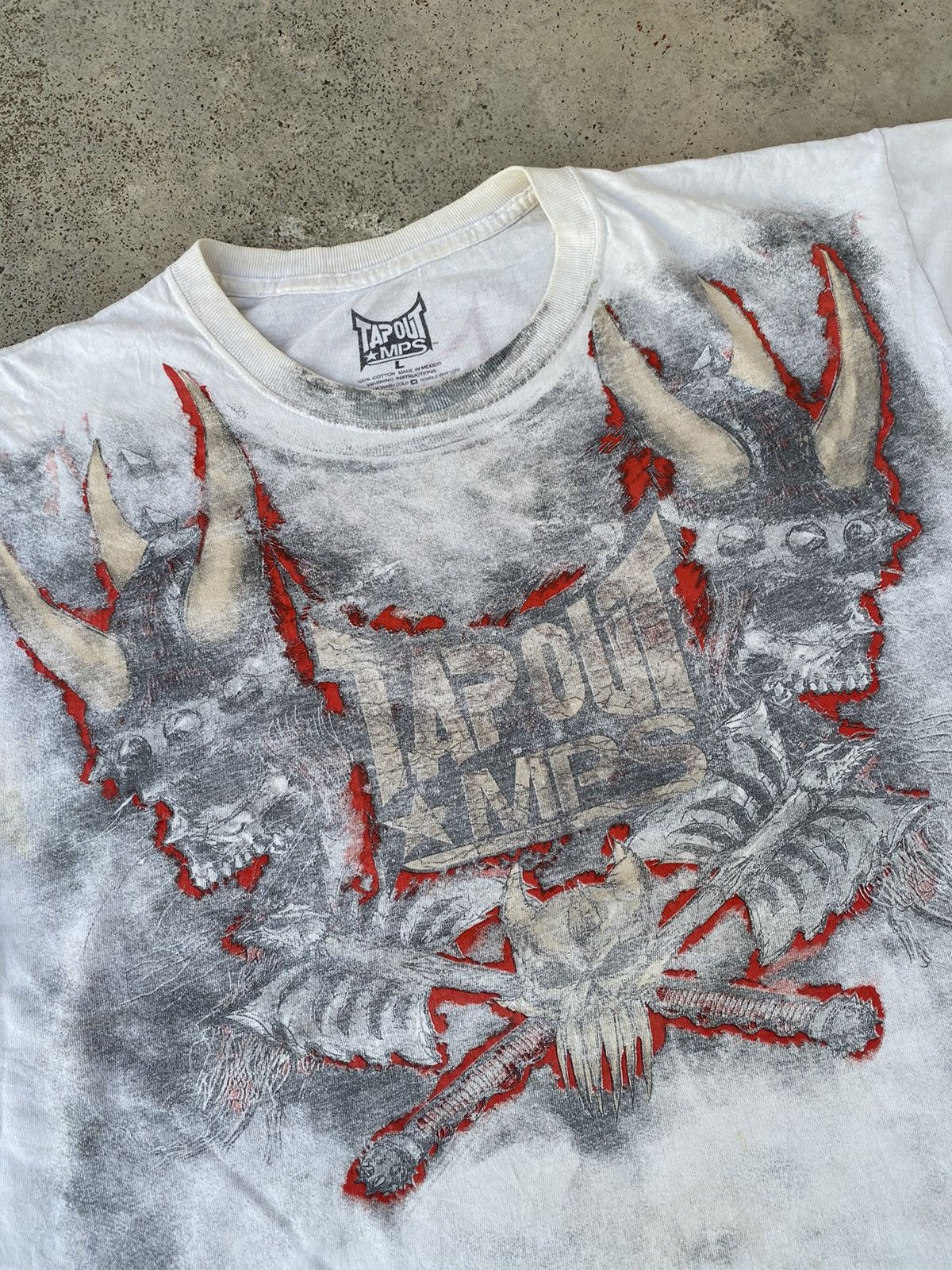 Affliction 2000s TAPOUT Affliction Gothic Grunge Opium Styled Size US L / EU 52-54 / 3 - 3 Thumbnail