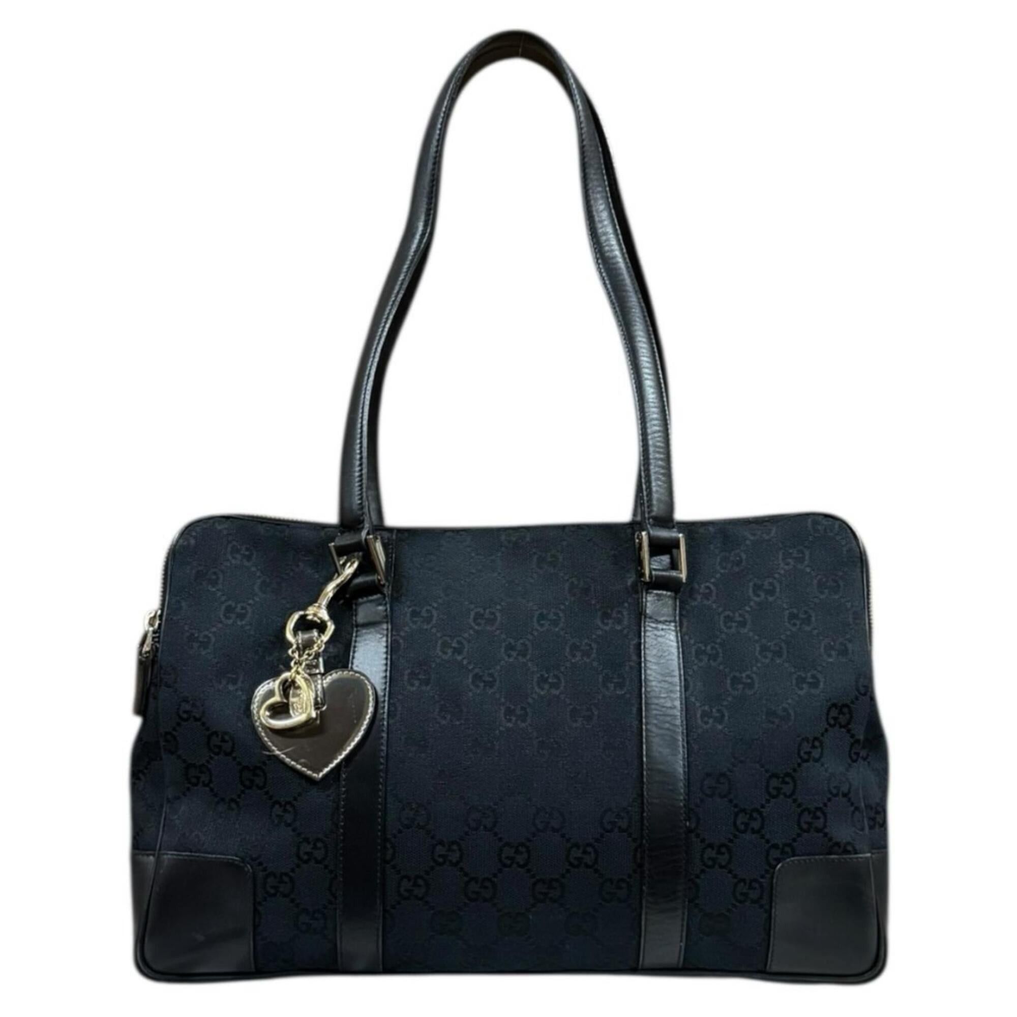 Gucci Gucci GG Canvas Shoulder Bag, 000・0849, Black, Women's, GUCCI Size ONE SIZE - 1 Thumbnail