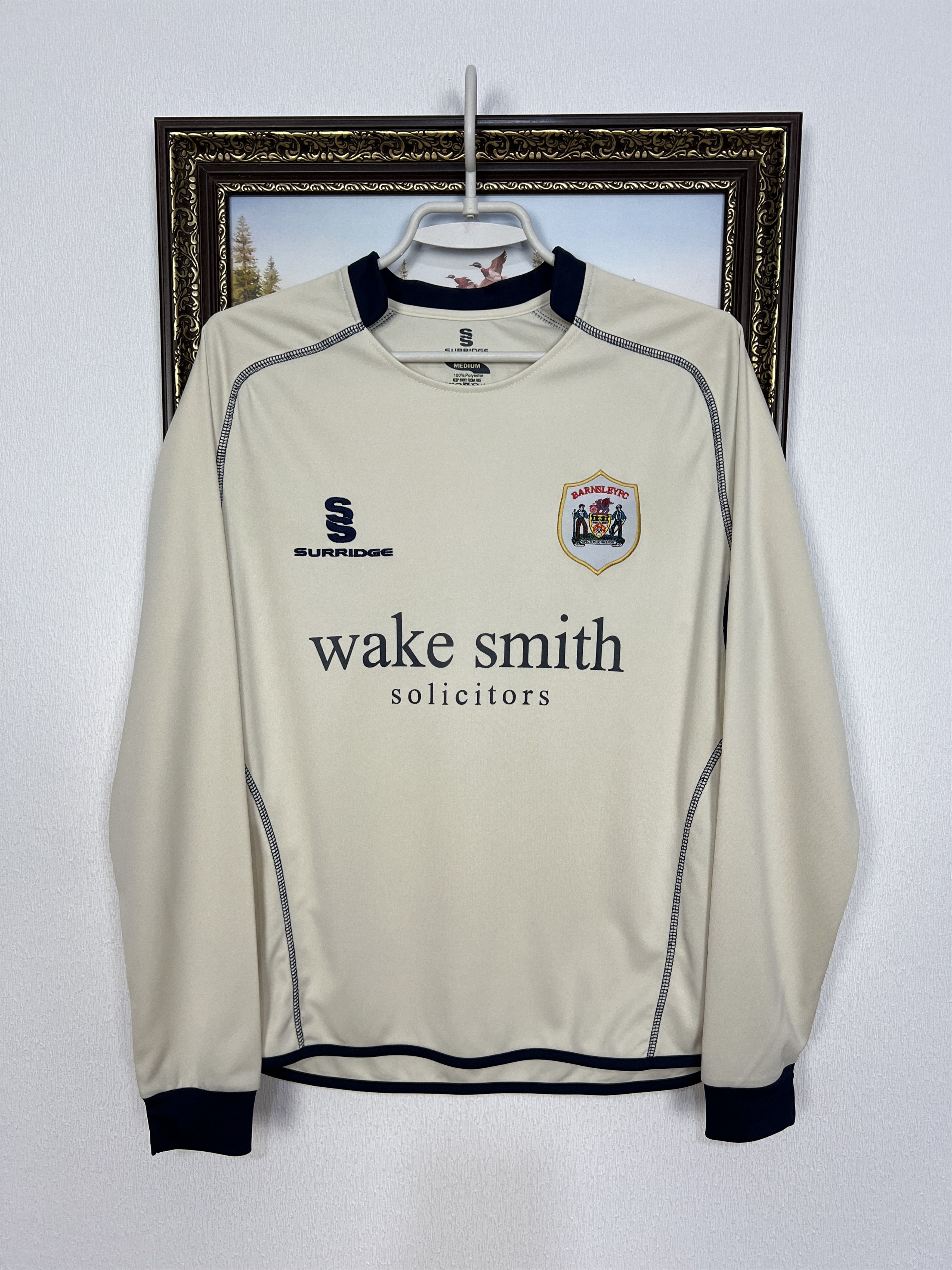 Vintage Barnsley football shirt Soccer Long Sleeve Jersey Trikot Size US S / EU 44-46 / 1 - 1 Thumbnail