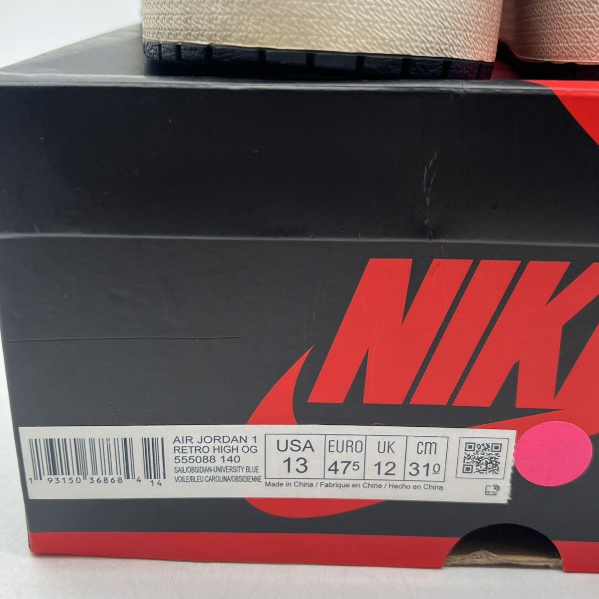 Nike Air Jordan 1 high obsidian Size US 13 / EU 46 - 6 Thumbnail