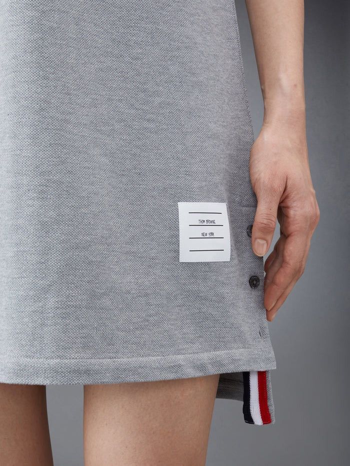 Thom Browne Knee-Length Polo Dress W/ Center Back RWB Stripe Size M / US 6-8 / IT 42-44 - 5 Thumbnail