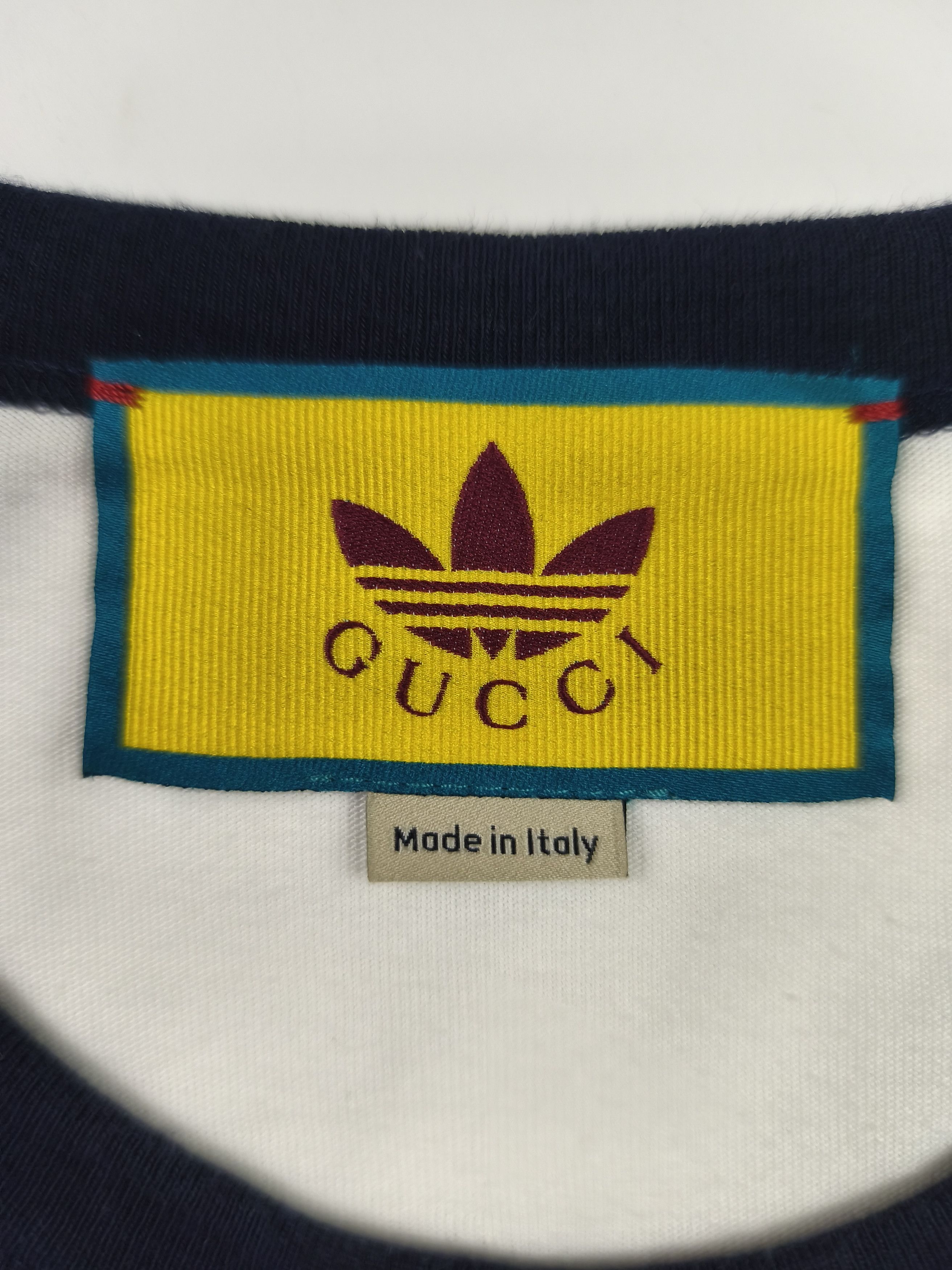 Adidas × Gucci Gucci x Adidas cotton jersey t-shirt Size US M / EU 48-50 / 2 - 3 Thumbnail