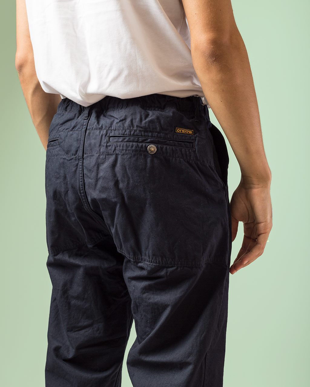 💚 Peggs & Son x Orslow Navy New Yorker Pant Size 4 NEW