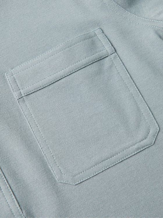 Tom Ford o1w1db10225 TFJ307 Polo Shirt in Light Blue Size US M / EU 48-50 / 2 - 3 Thumbnail