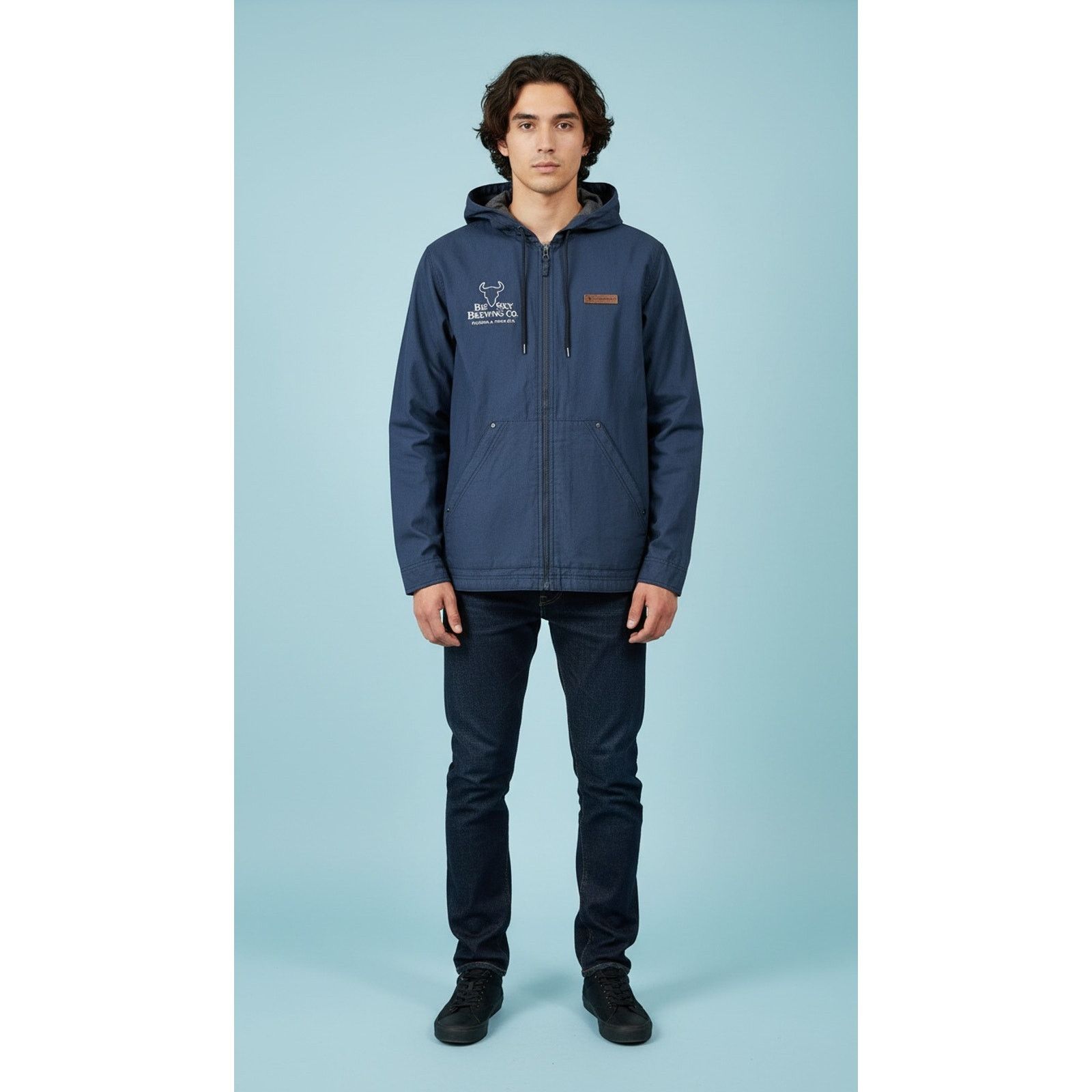 Columbia Columbia Big Sky Brewing Hooded Full Zip Windbreaker Jacket Size US L / EU 52-54 / 3 - 2 Thumbnail