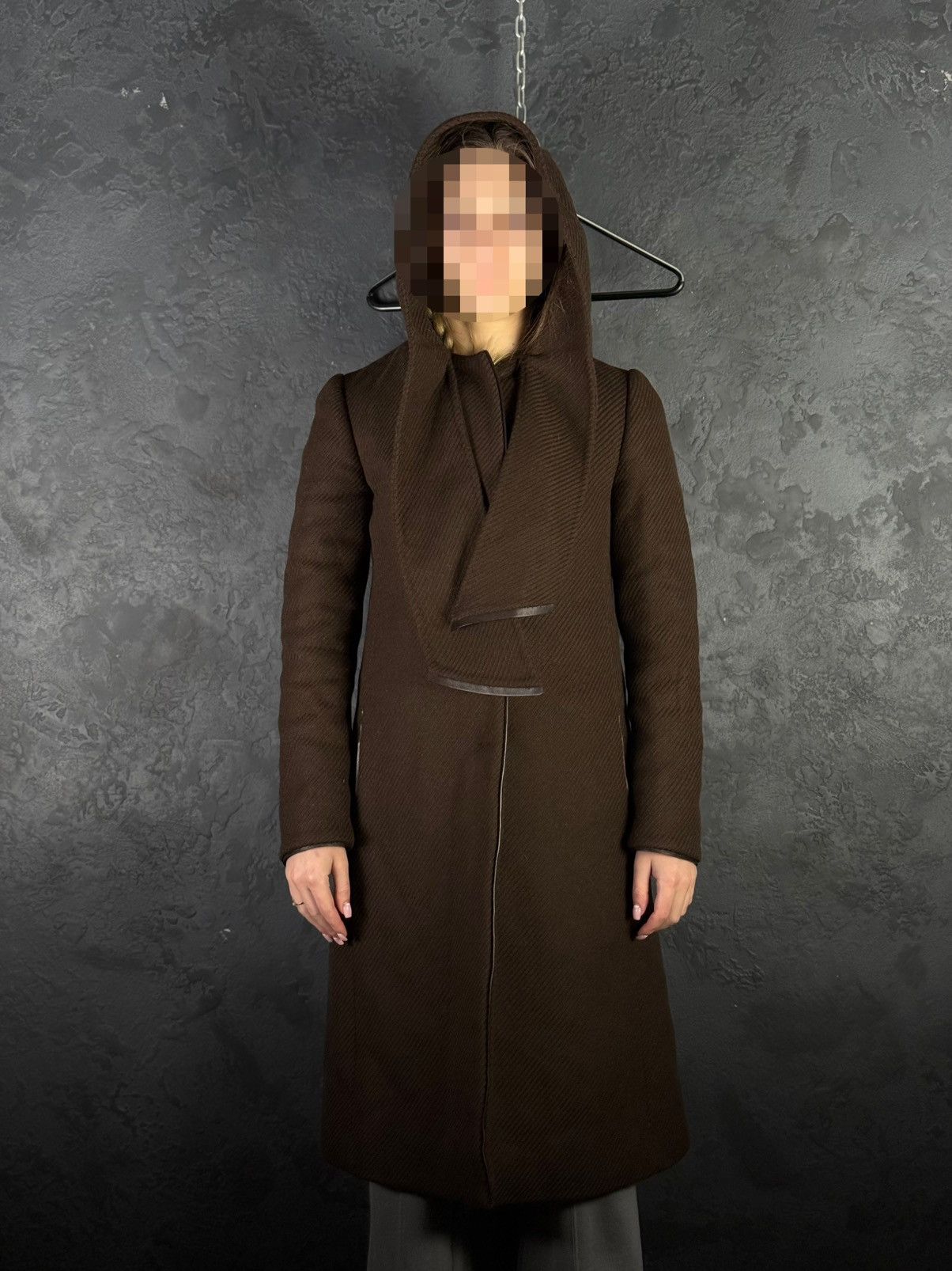Prada Prada Women’s Hooded Brown Wool Long Coat Size S Size S / US 4 / IT 40 - 2 Thumbnail