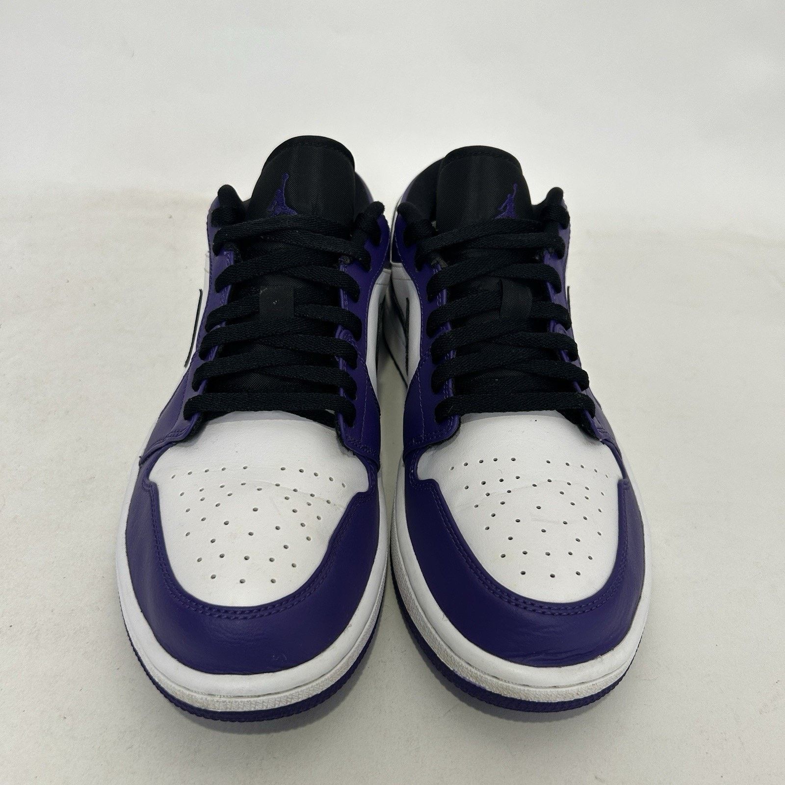 Jordan Brand Nike Air Jordan 1 Retro Low “Court Purple White” Size US 12 / EU 45 - 2 Thumbnail