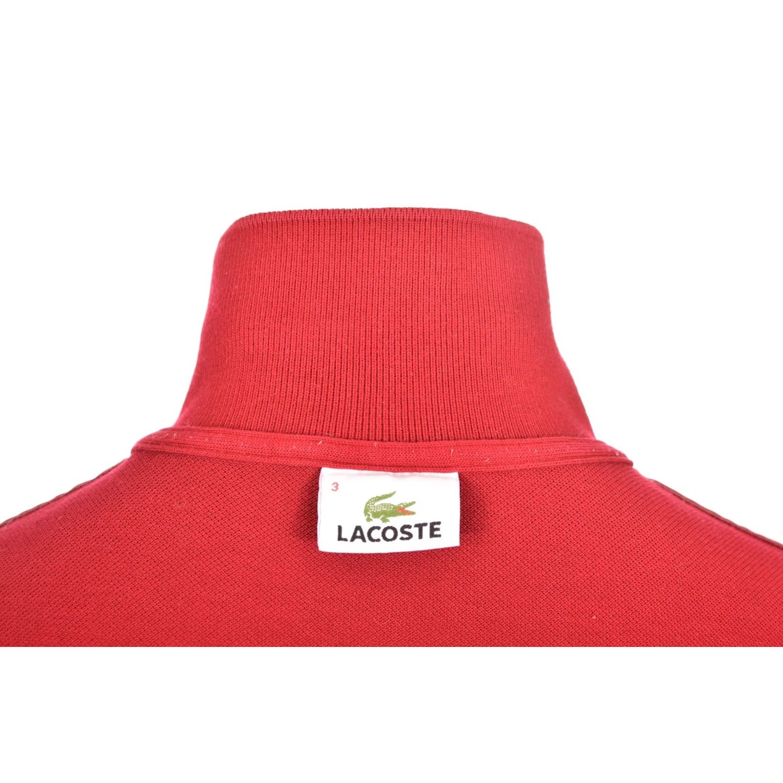 Lacoste DDP Lacoste Polo Shirt Red Short Sleeve Vintage Size 3 Men's Shirt Featured 100% Cotton Size US S / EU 44-46 / 1 - 5 Thumbnail