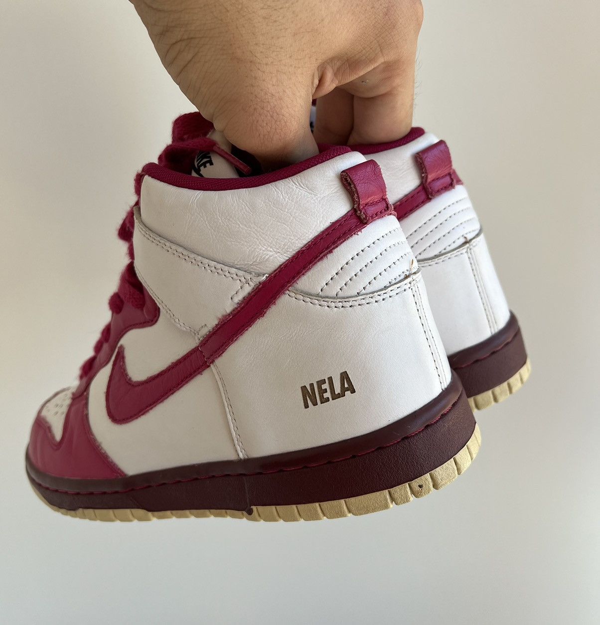 Nike × Vintage Nike ID NELA SB Dunk High Sneakers Size US 7 / EU 40 - 5 Thumbnail