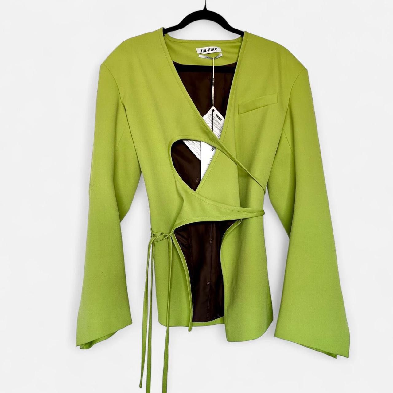 The Attico The Attico Greta Wrap Slim Fit Blazer Size S / US 4 / IT 40 - 7 Thumbnail