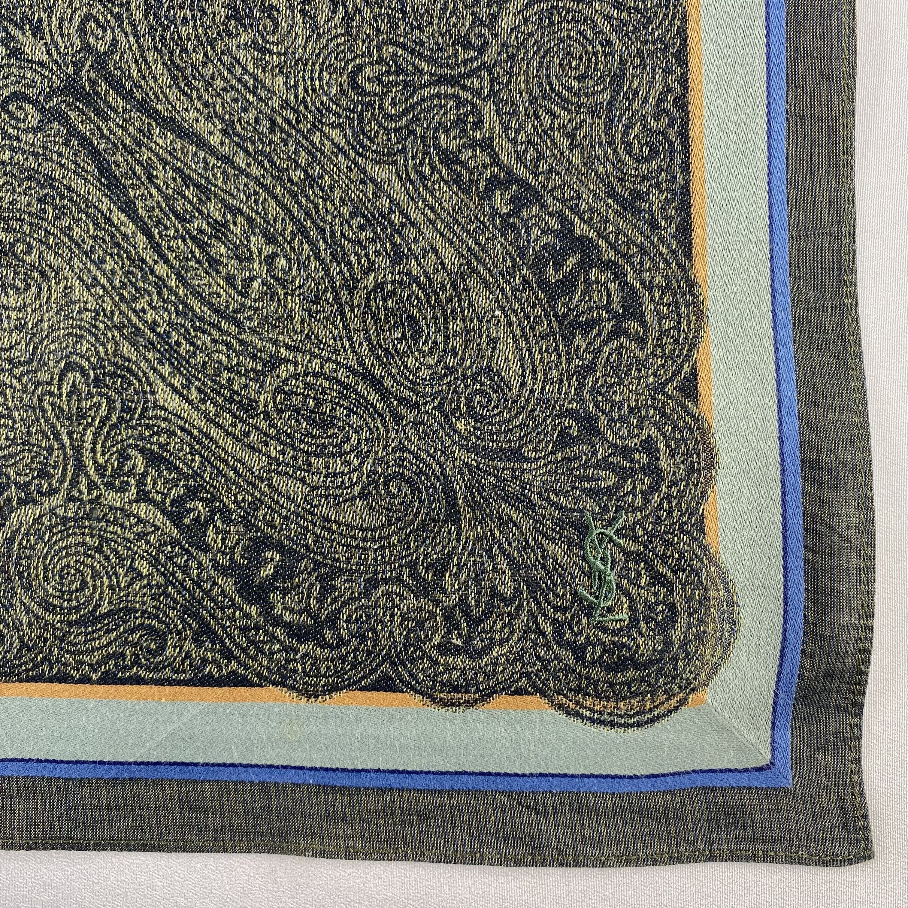 Vintage Yves Saint Laurent Handkerchief / Neckerchief-P1225 Size ONE SIZE - 3 Thumbnail