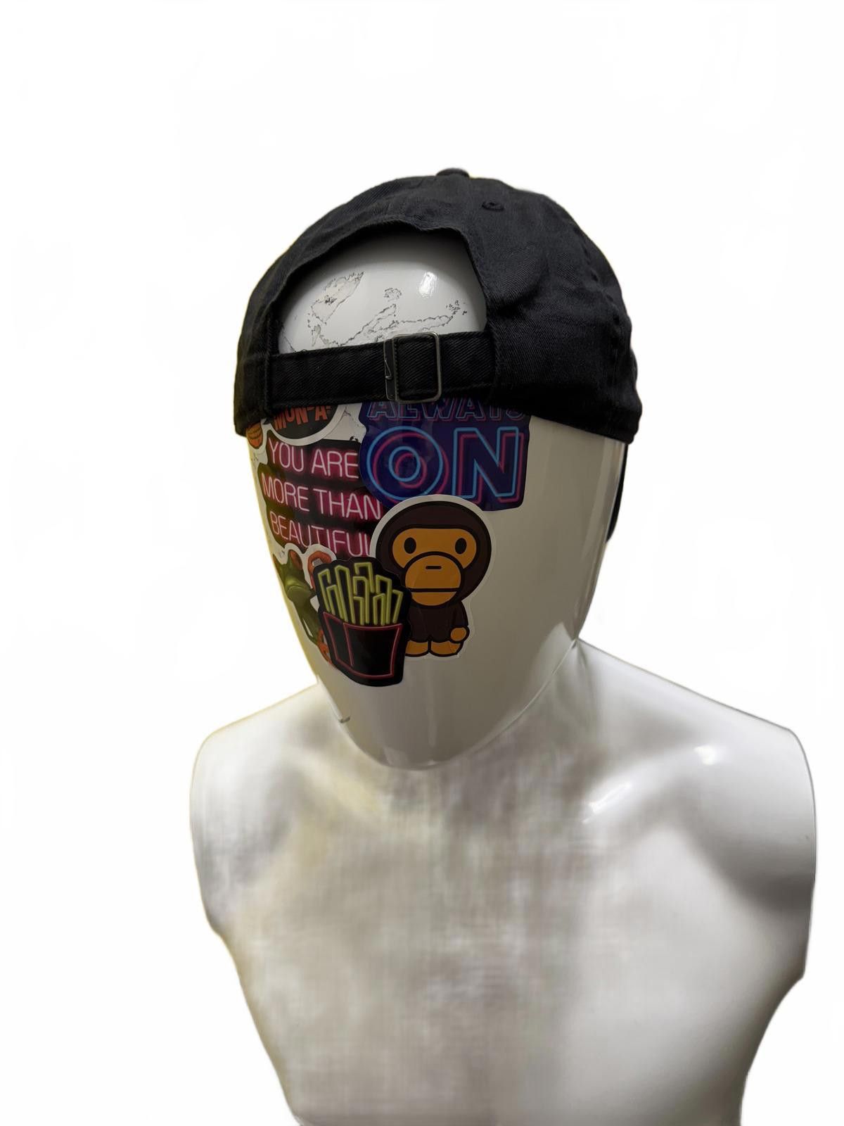 Nike Nike Black Baseball Cap with Embroidered Logo Size ONE SIZE - 5 Thumbnail