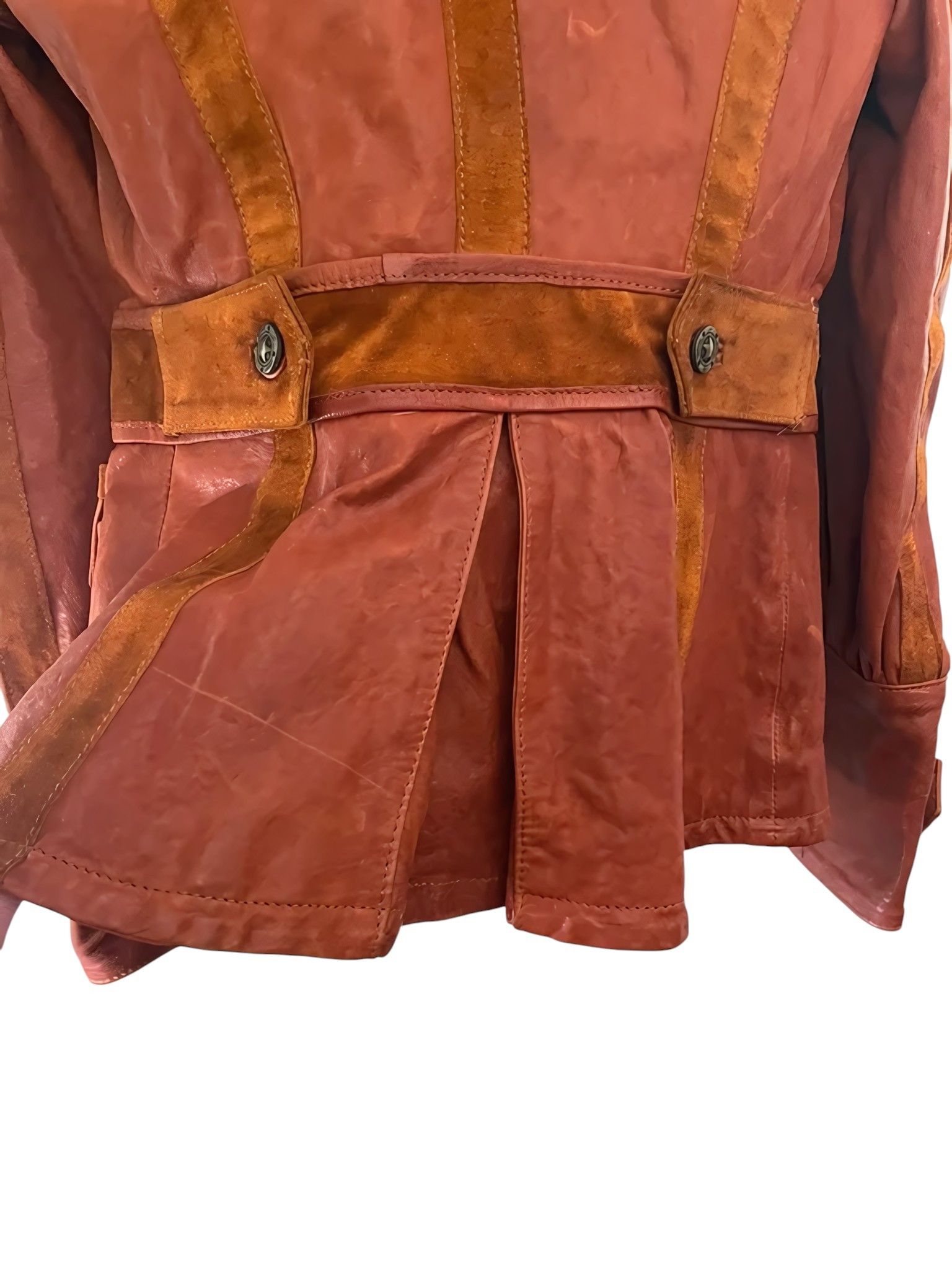 Roberto Cavalli ARCHIVE WESTERN COWBOY LEATHER JACKET Size S / US 4 / IT 40 - 7 Thumbnail
