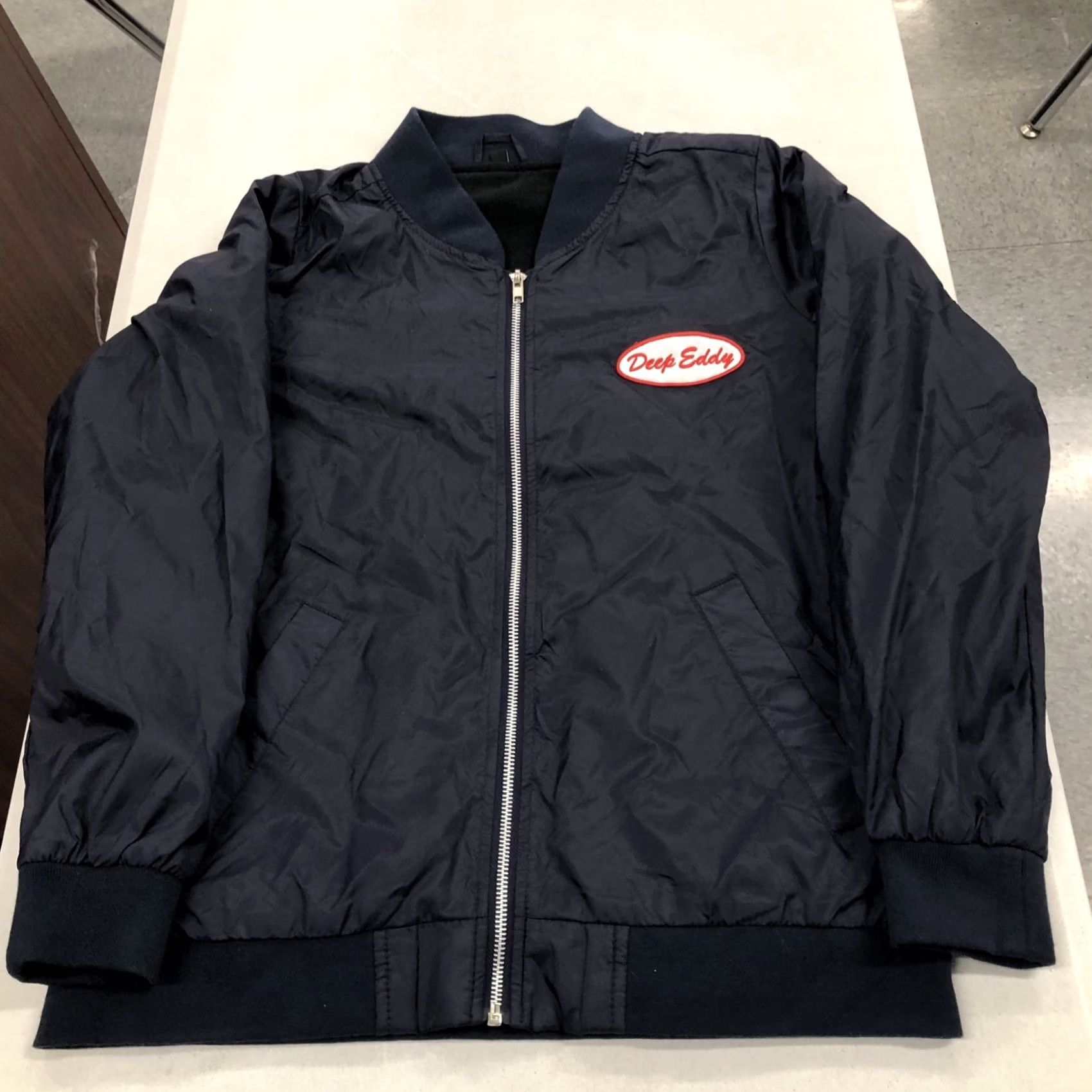 Vintage VINTAGE Deep Eddy Vodka Bomber Jacket Medium Blue Full Zip Embroidered Jacket Unisex Adults NF Size US M / EU 48-50 / 2 - 6 Thumbnail