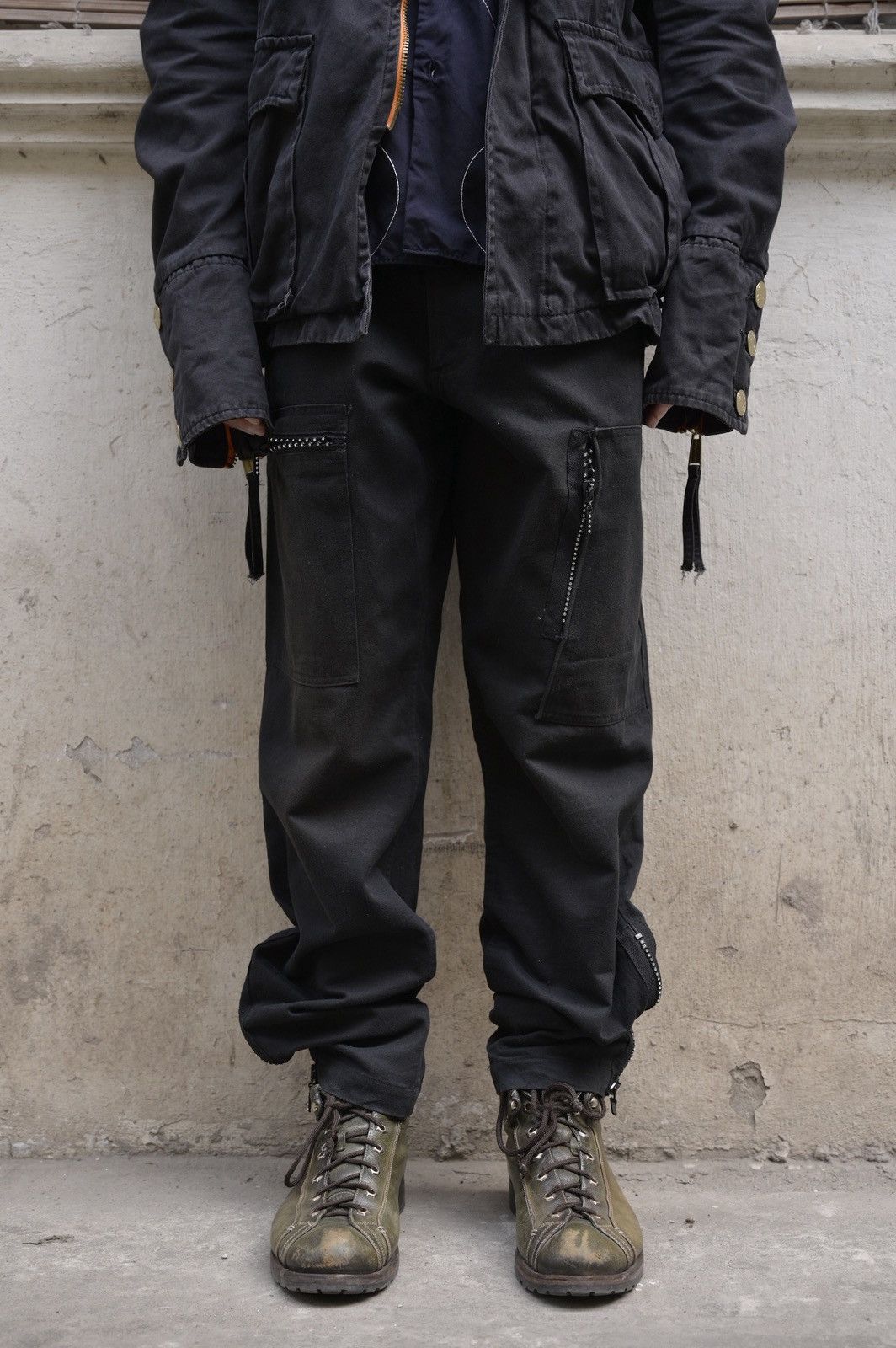 Sophnet. Sophnet. x Swarovski SS2008 stone studs cargo pant Size US 30 / EU 46 - 4 Thumbnail