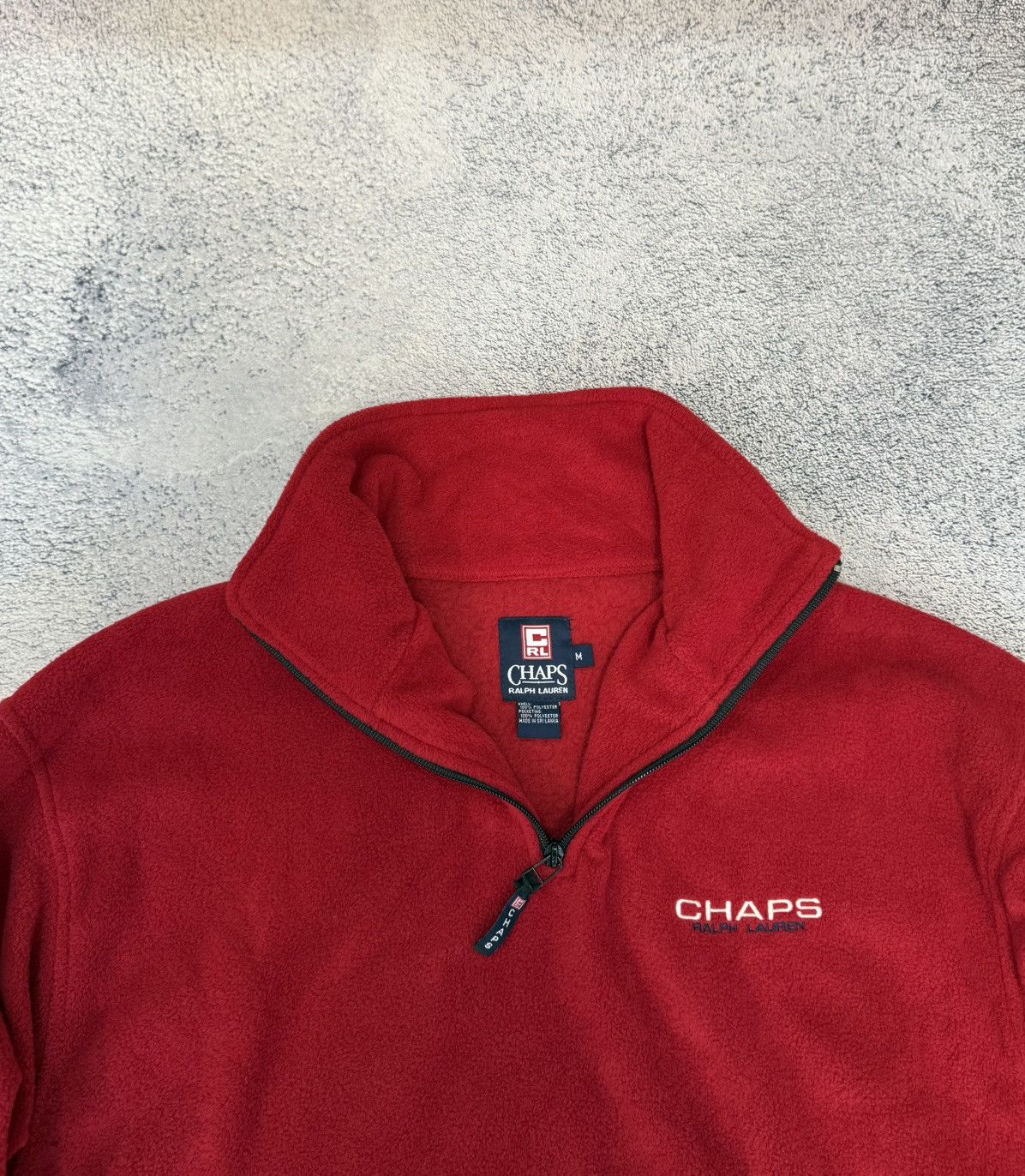Chaps Ralph Lauren Chaps Ralph Lauren Fleece 1/4 Zip Pullover Logo Vintage M-L Size US M / EU 48-50 / 2 - 7 Thumbnail