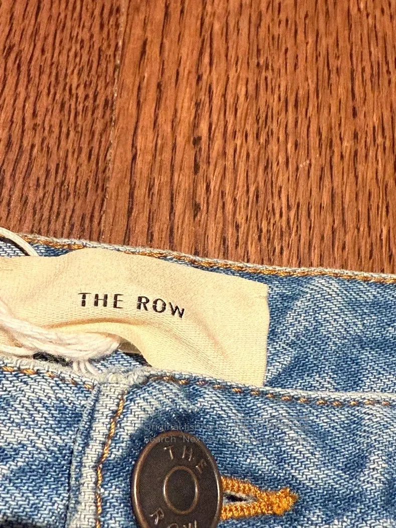The Row The Row size 25 Light Blue Straight Leg Jeans Size 24" / US 00 / IT 34 - 3 Thumbnail