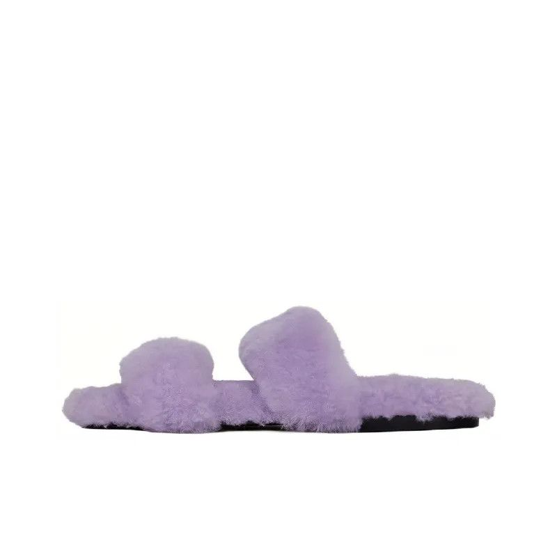 Saint Laurent Paris o1s1wg111224 Bleach Mules in Goat Leather in Lilac Size US 10 / EU 43 - 2 Thumbnail