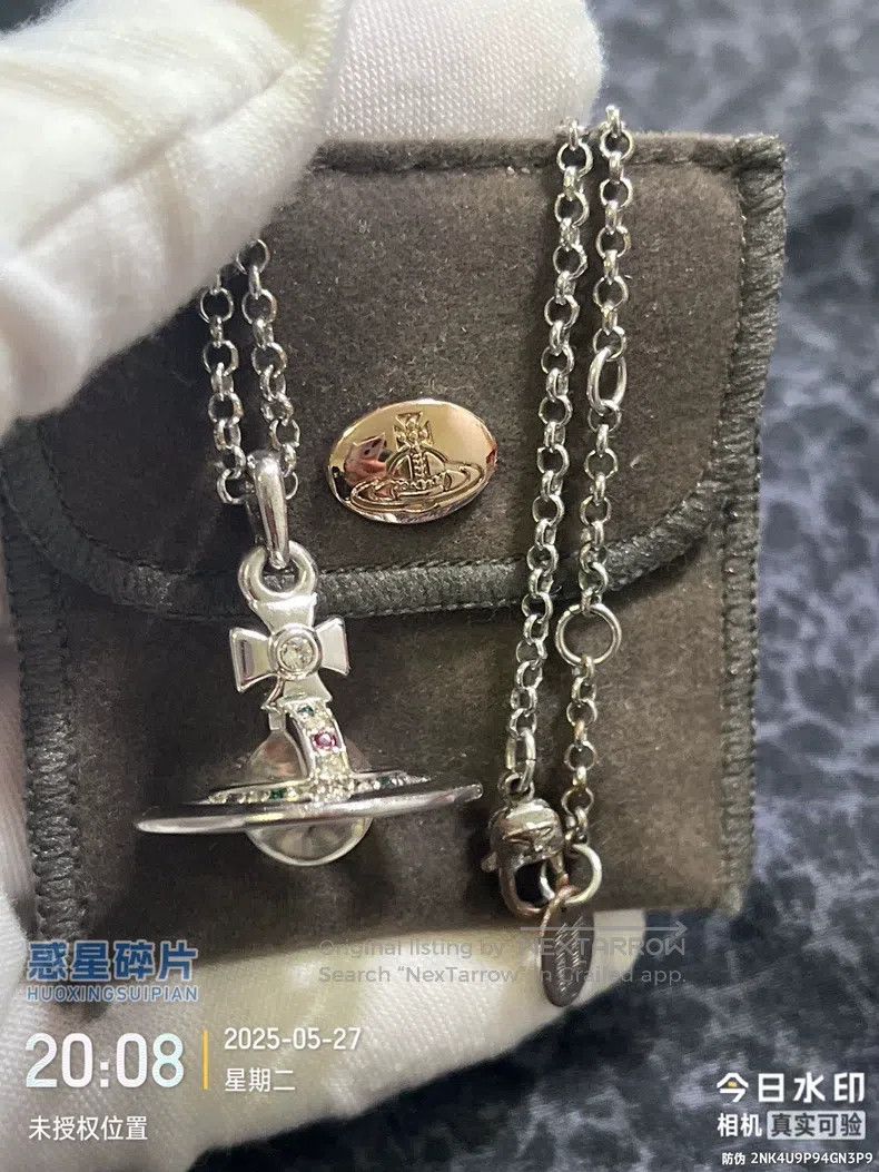 Vivienne Westwood vivienne westwood Silver Medium Orb Necklace Size ONE SIZE - 1 Thumbnail