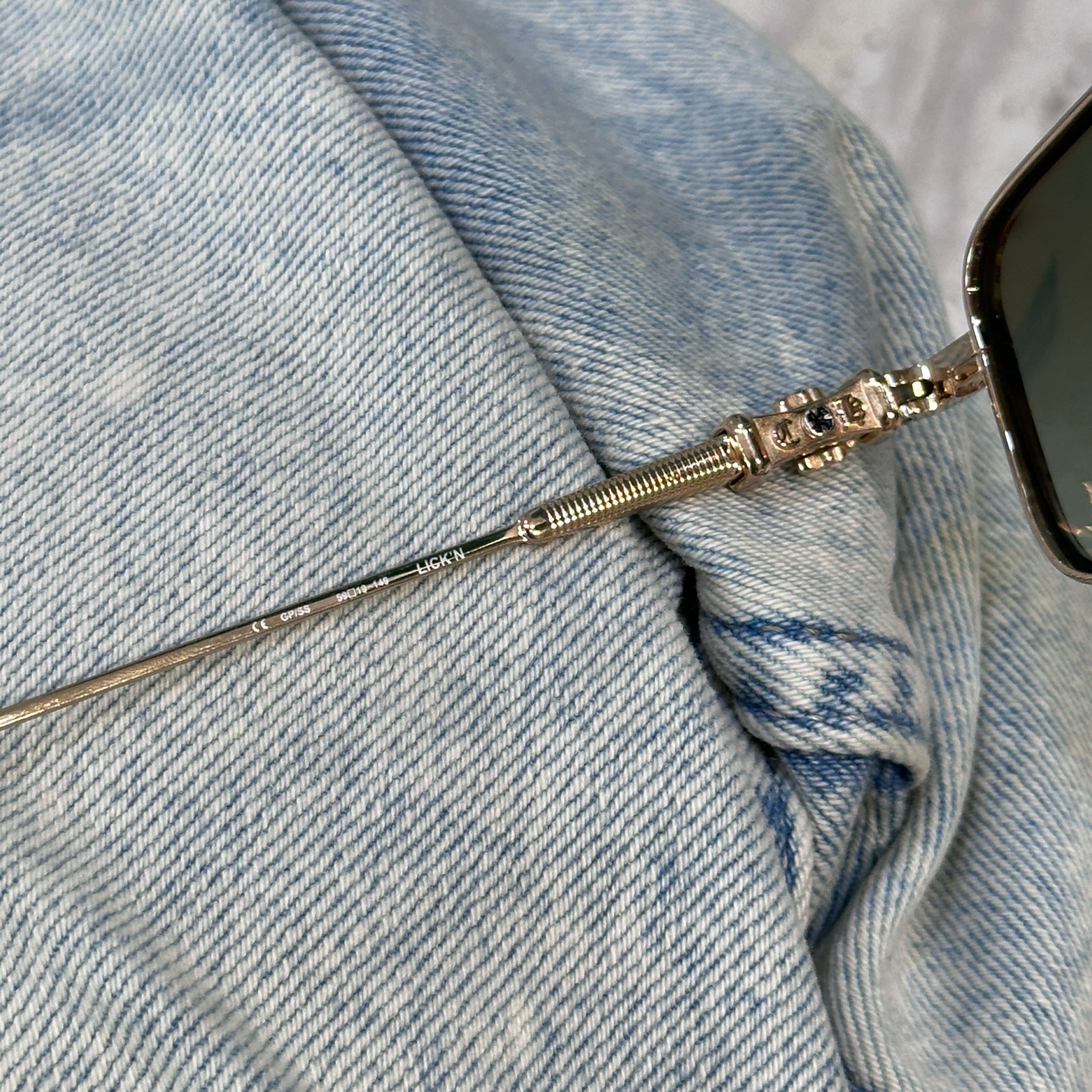 Chrome Hearts Double Bridge Metal Frame Sunglasses LICK'N Size ONE SIZE - 7 Thumbnail