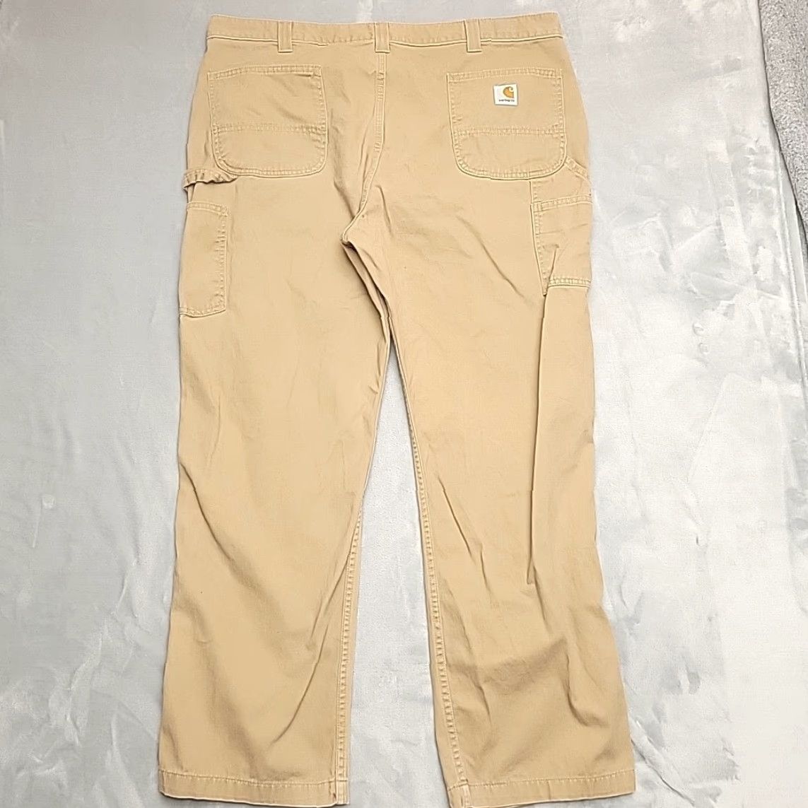 Carhartt Carhartt Pants Men 42 Khaki Cotton Twill Cargo Pocket Carpenter Utility Classic Size US 42 / EU 58 - 5 Thumbnail