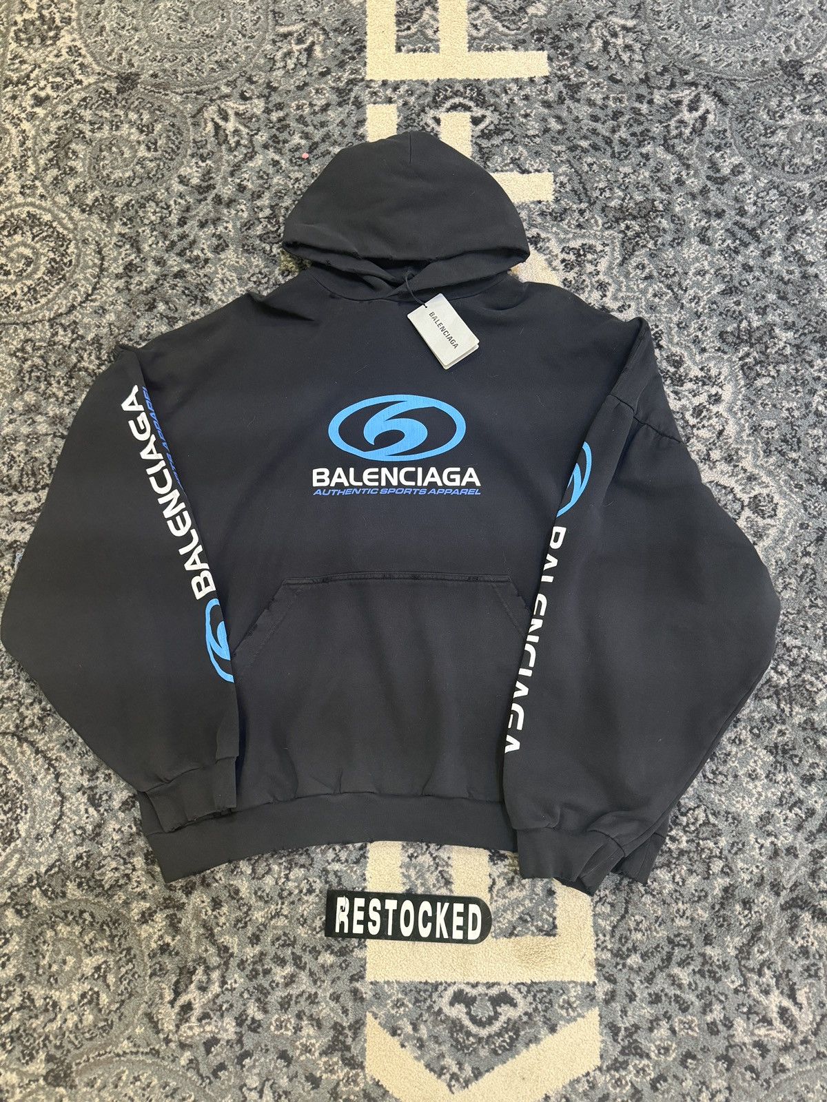 Balenciaga Surfer Hoodie | Grailed