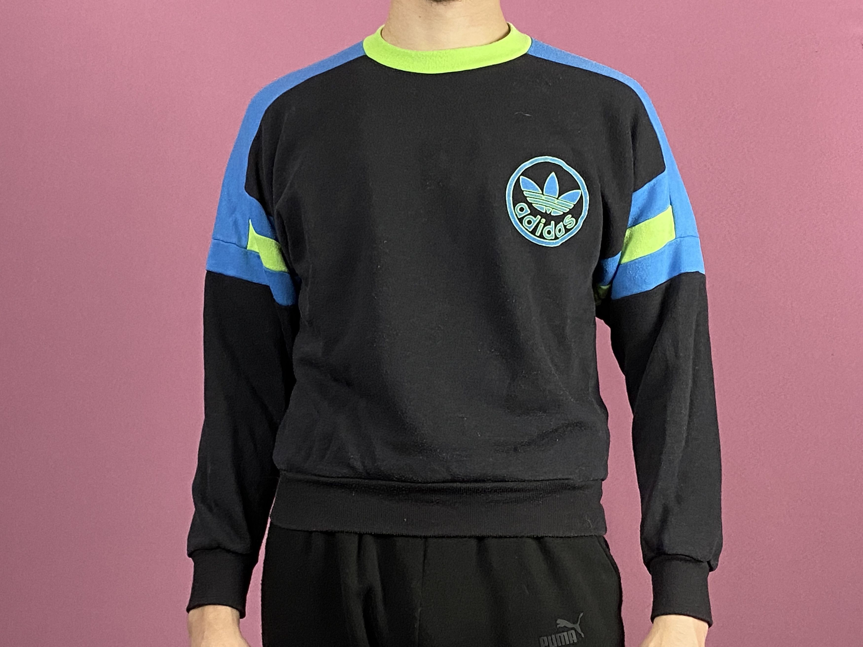 Adidas × Vintage 90s Adidas Vintage Men's Sweatshirt - M Size US M / EU 48-50 / 2 - 4 Thumbnail