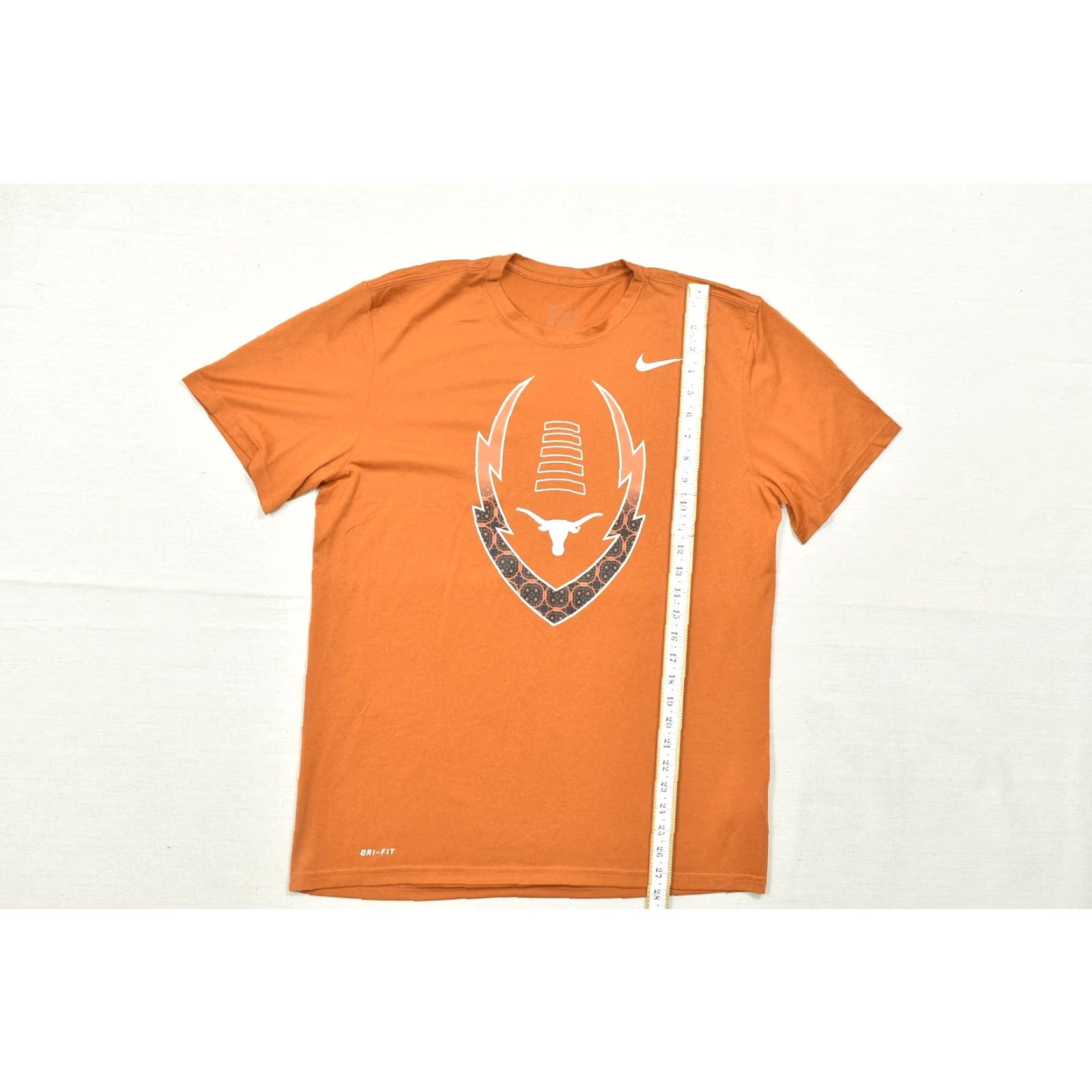 Nike Nike Dri-FIT Texas Longhorns Men's Large Orange Short Sleeve T-Shirt Size US 33 - 4 Thumbnail