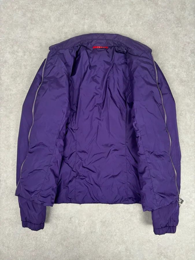 Prada AW2008 Prada Purple Nylon Light Jacket Size S / US 4 / IT 40 - 7 Thumbnail